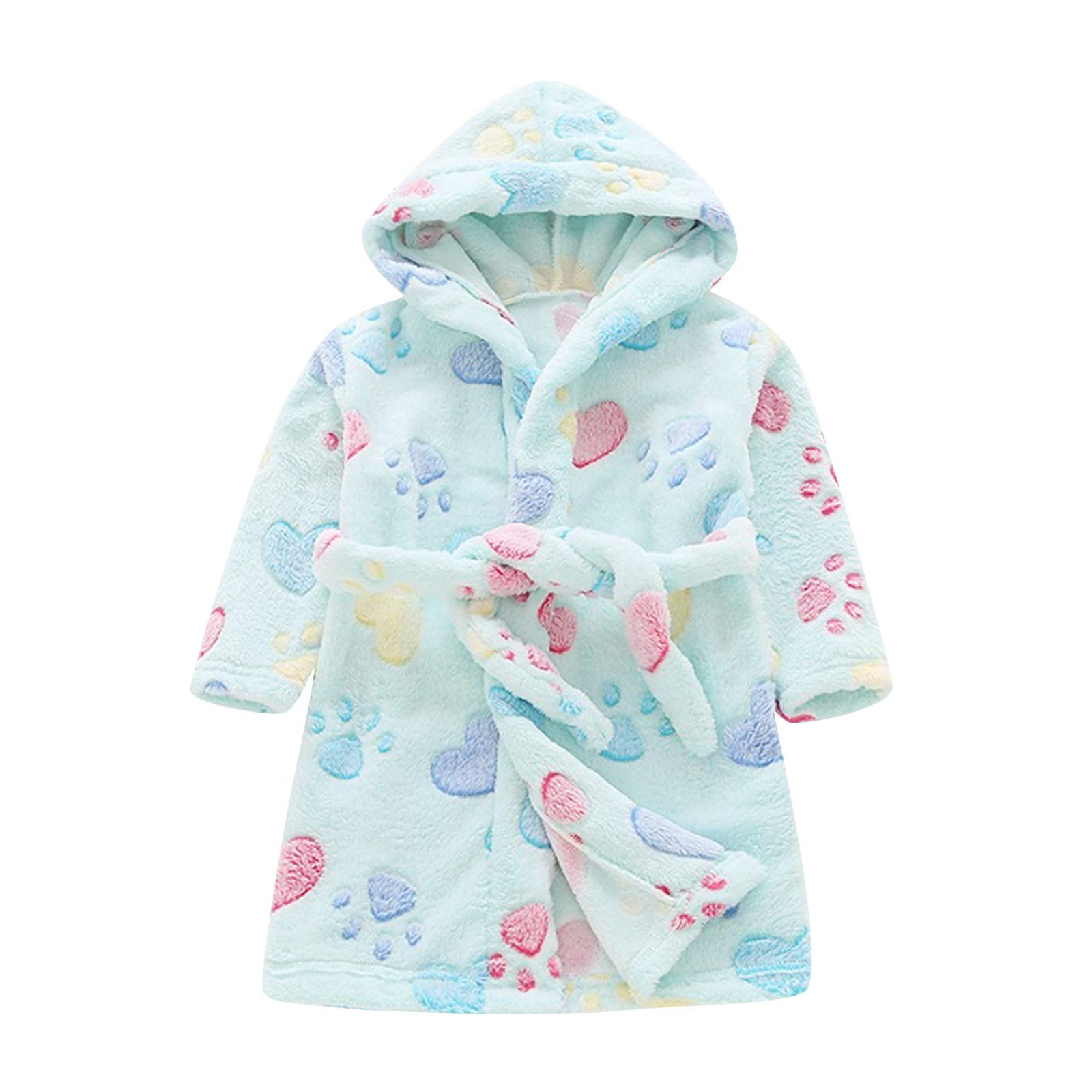 Baby Hooded Coat for Toddlers - Boys & Girls Winter Loungewear for Home & Night