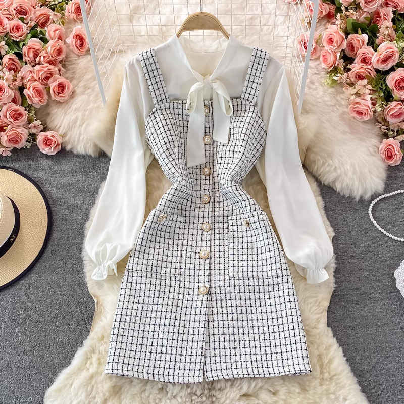 white grid