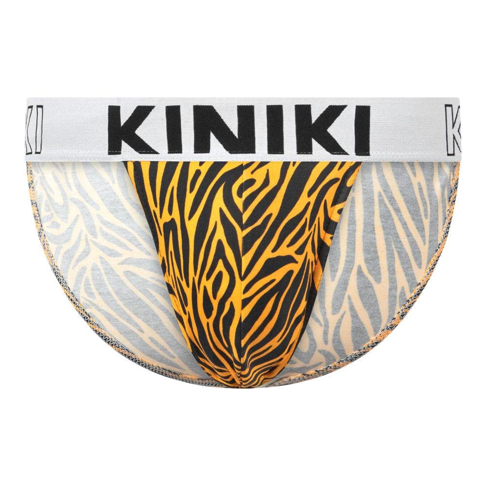 Kiniki Men's Cotton Printed Tanga Underwear - Soft, Breathable & Comfortable for Daily Wear, Gym & Travel