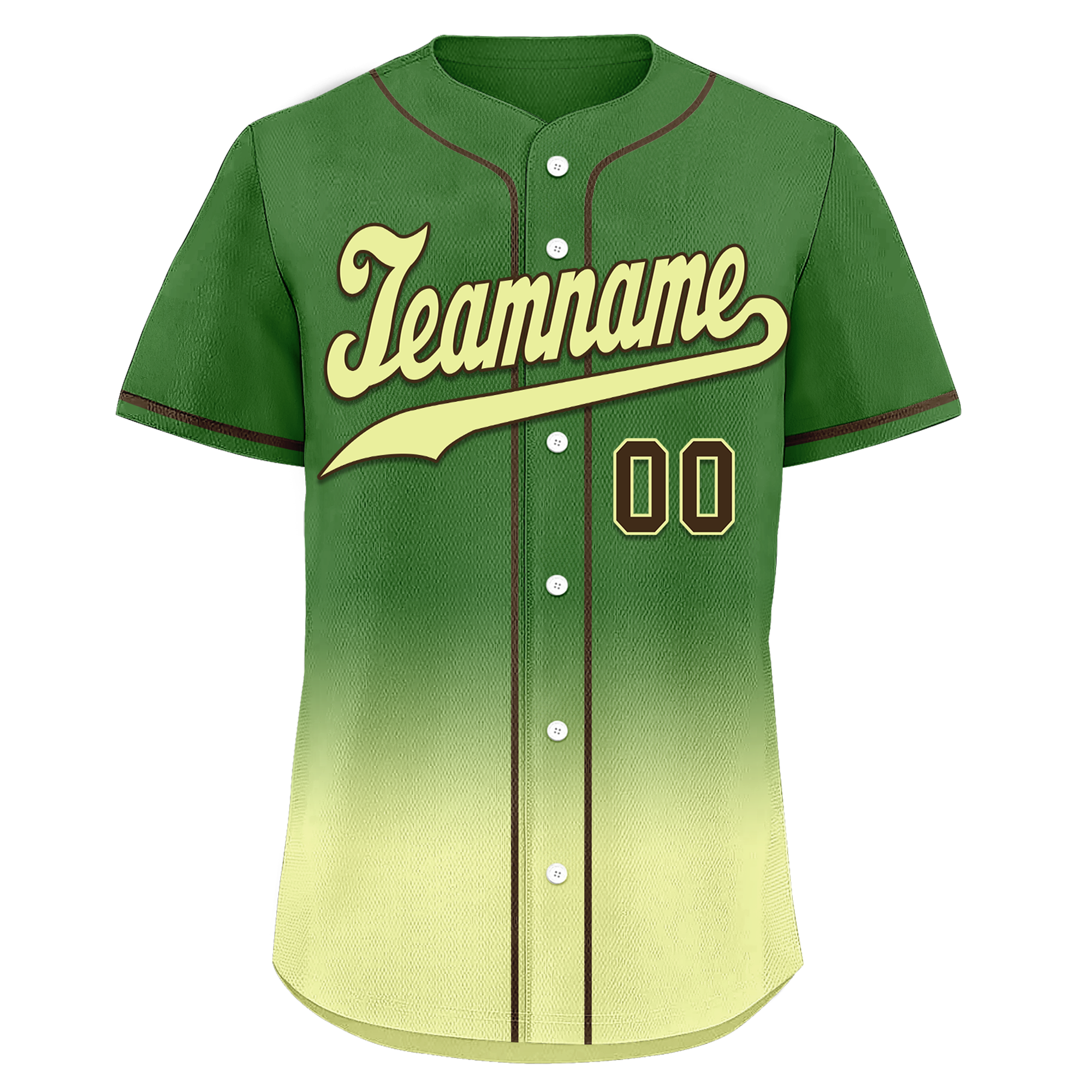 Custom Green Fade Personalized Authentic Baseball Jersey - BSBJ01 D0a70f7 - Perfect for Team Uniforms, Sports Events & Fan Merchandise