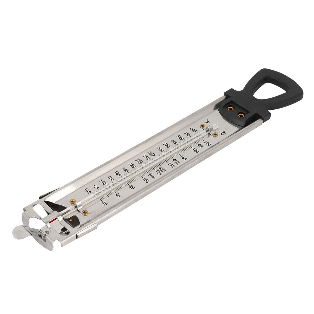 Wilton Double-Scale Candy Thermometer - Fahrenheit & Celsius (℉/℃) for Precise Candy Making, Baking, and Kitchen Use