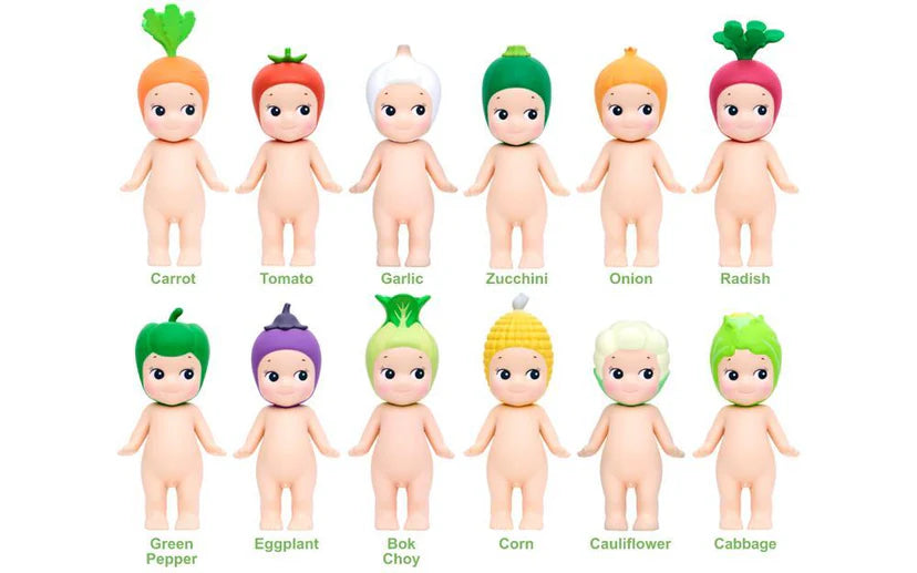 Sonny Angel Vegetable Series Blind Box Collectible Figures - Cute Miniature Surprise Toys for Kids & Adults - Perfect for Gifts, Party Favors, and Home Decor