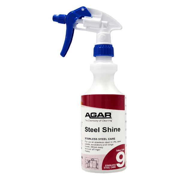 Premium Agar Steel Shine Water-Based Metal Polish - Restores Shine to Stainless Steel, Chrome & Aluminum - Perfect for Kitchen Appliances, Automotive Parts & Jewelry Cleaning
