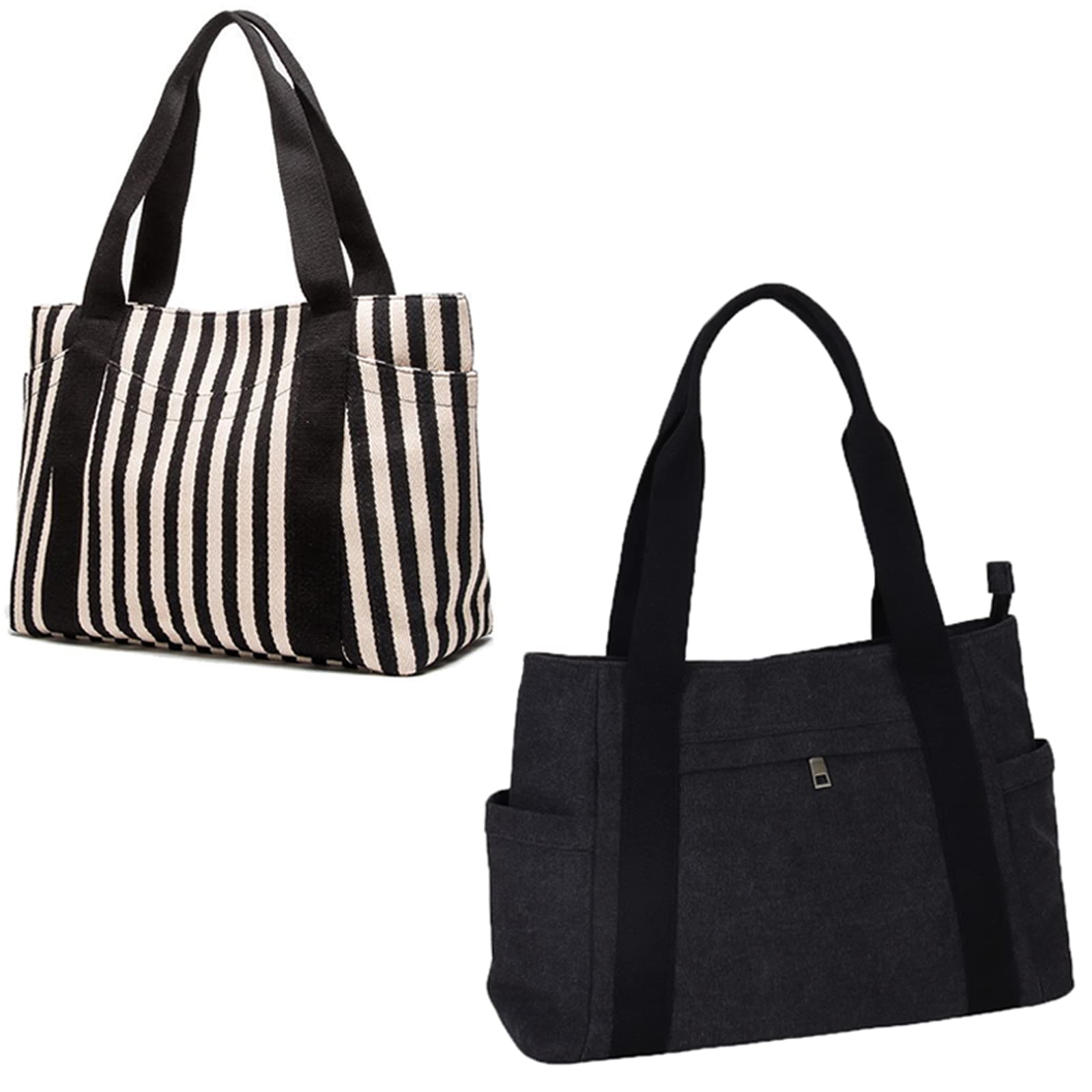 Stylish Women's Travel Handbag with Zipper & Multiple Pockets - Medium Size Work Tote & Beach Purse - Perfect for Commuting, Vacation & Daily Use