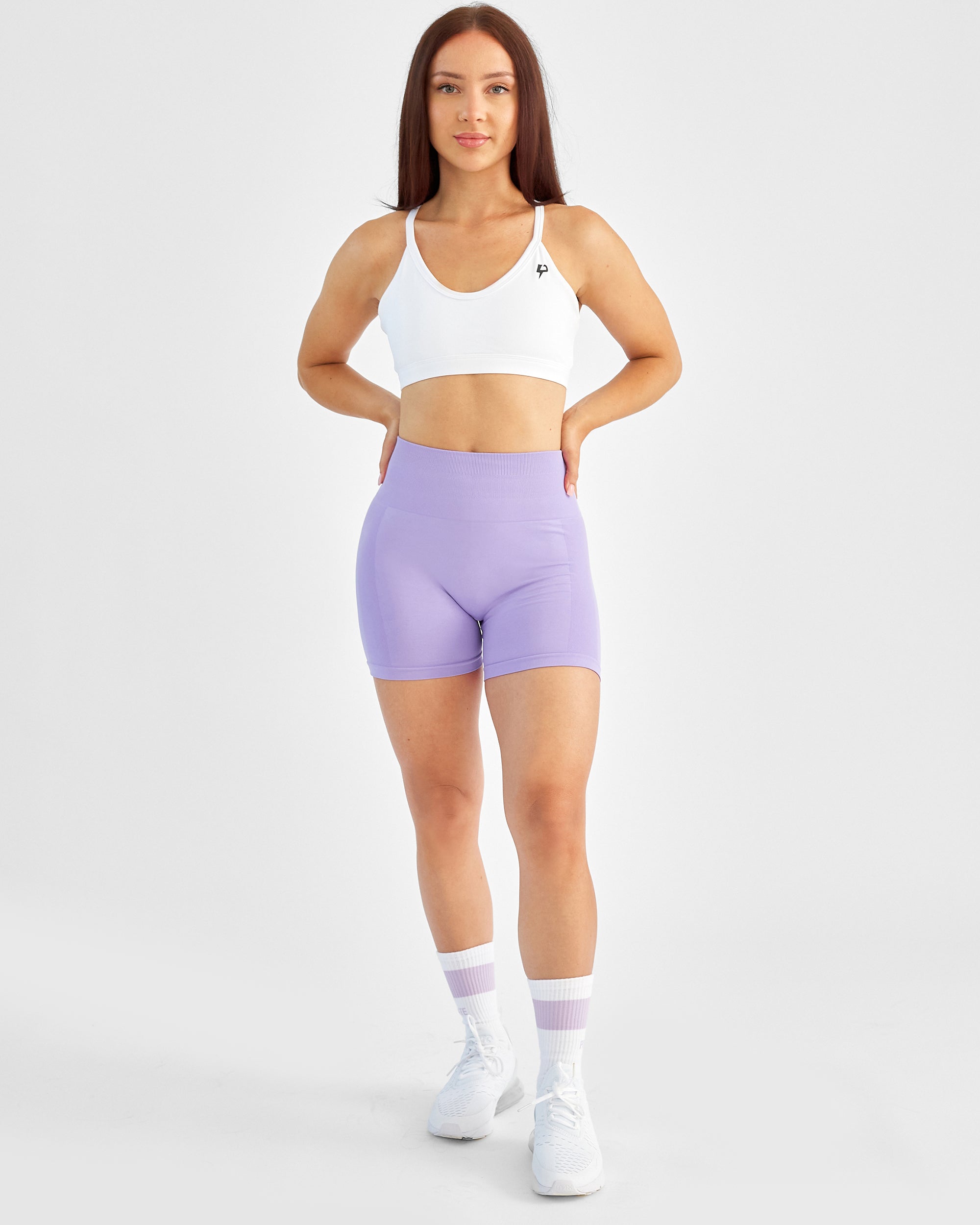 Evolve Seamless Shorts for Women - High Waist Yoga Running Workout Shorts - Breathable Comfortable Gym Athletic Shorts for Yoga, Running, Fitness & Lounge Wear