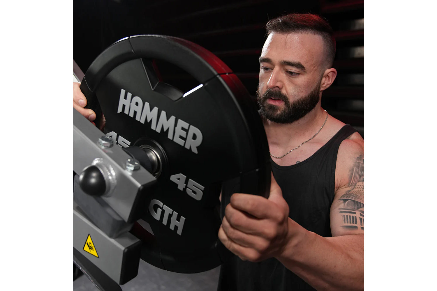Hammer Strength Plate Loaded Iso-Lateral Row Machine for Home & Commercial Gym - Build Back Muscles with Adjustable Weight Training Equipment