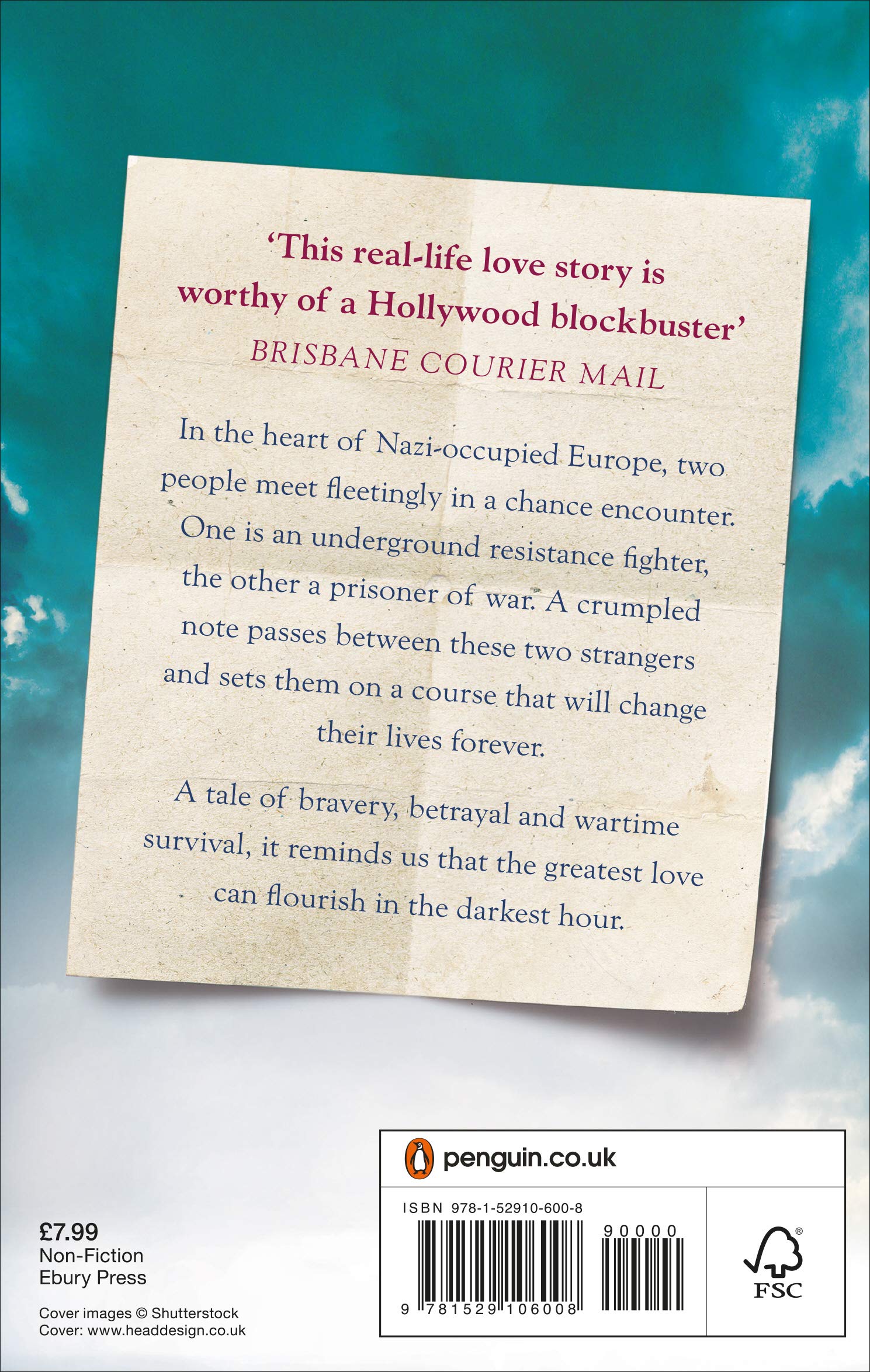The Note Through The Wire - Inspiring True WWII Love Story Book - Perfect for History Lovers & Romantic Gift Ideas