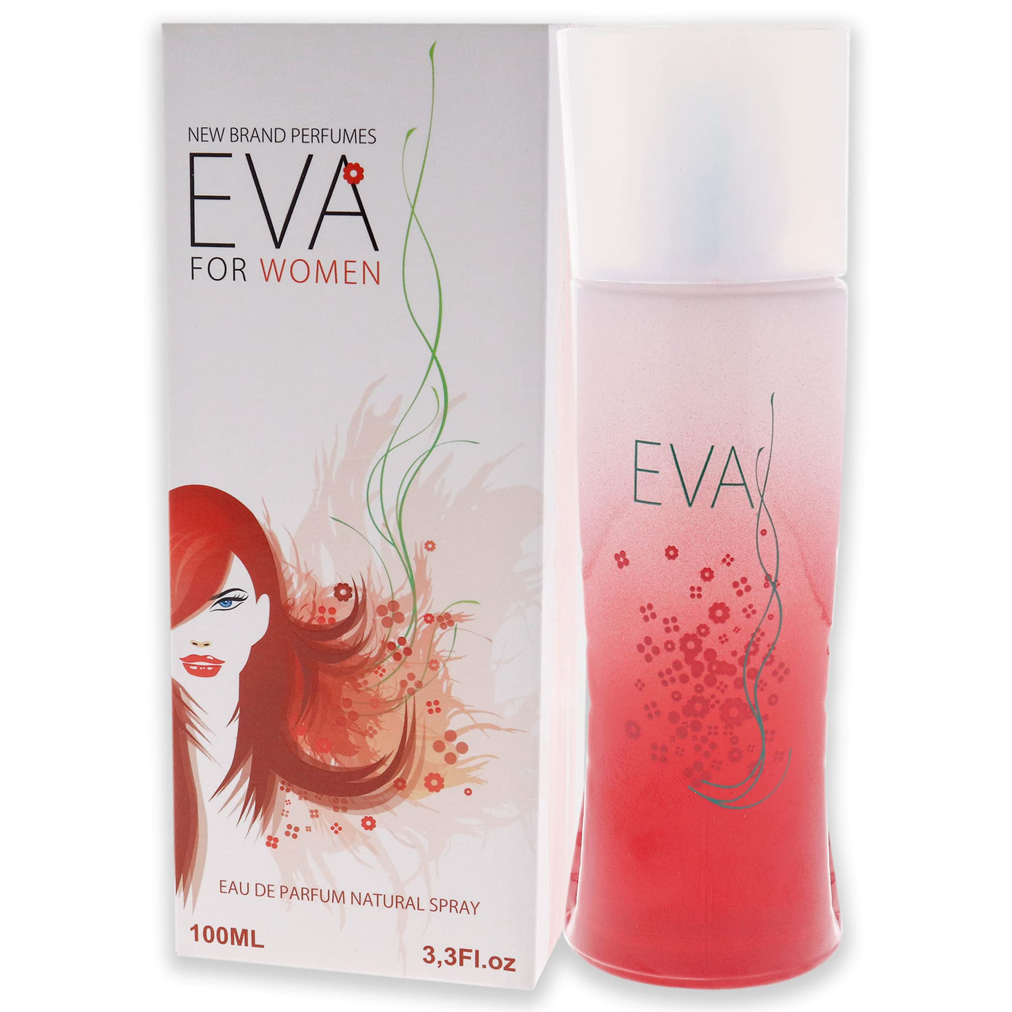 Eva Women's Eau de Parfum Spray 3.3 oz - Long Lasting Floral Fragrance for Daily Wear & Special Occasions
