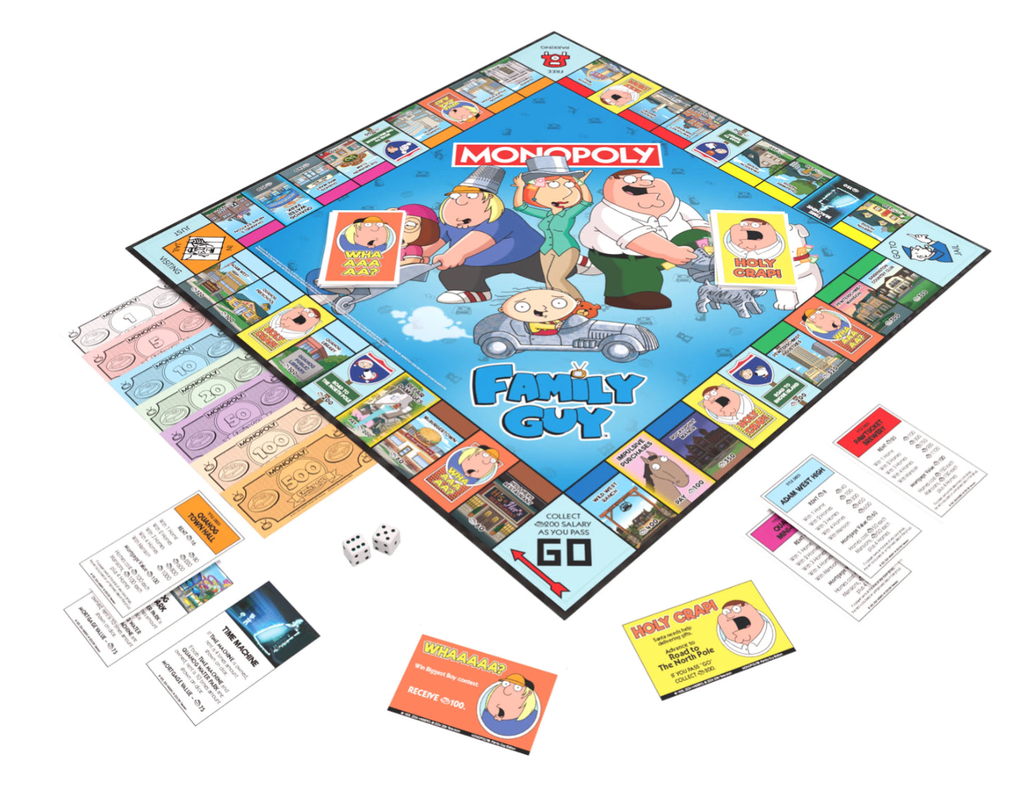 Family Guy Monopoly Board Game - Official Collectible Edition for Adults & Fans - Perfect for Game Nights, Parties & Themed Events