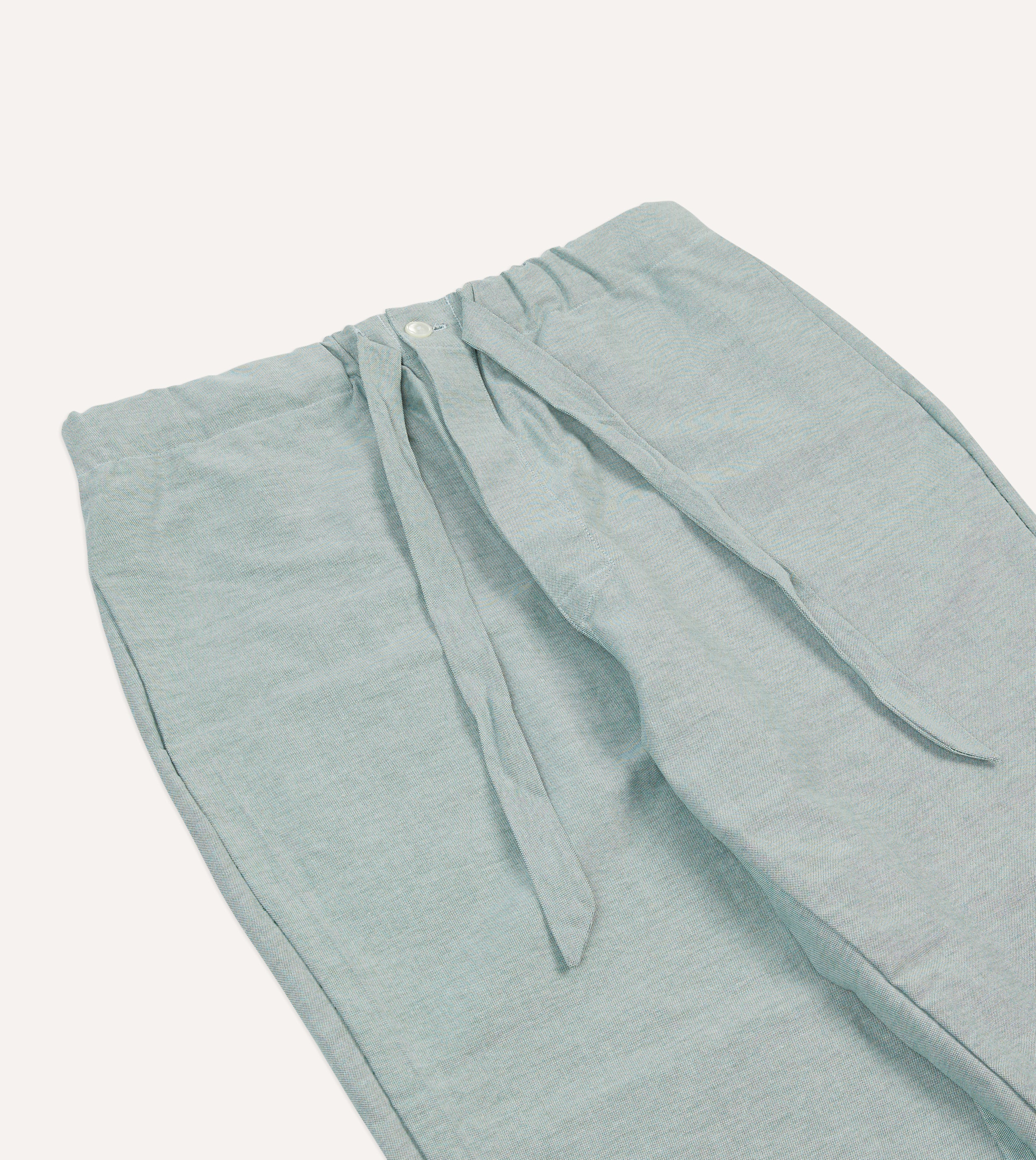 Premium Green Oxford Cotton Pajama Set for Men & Women - Soft & Breathable Sleepwear for Comfortable Nights at Home