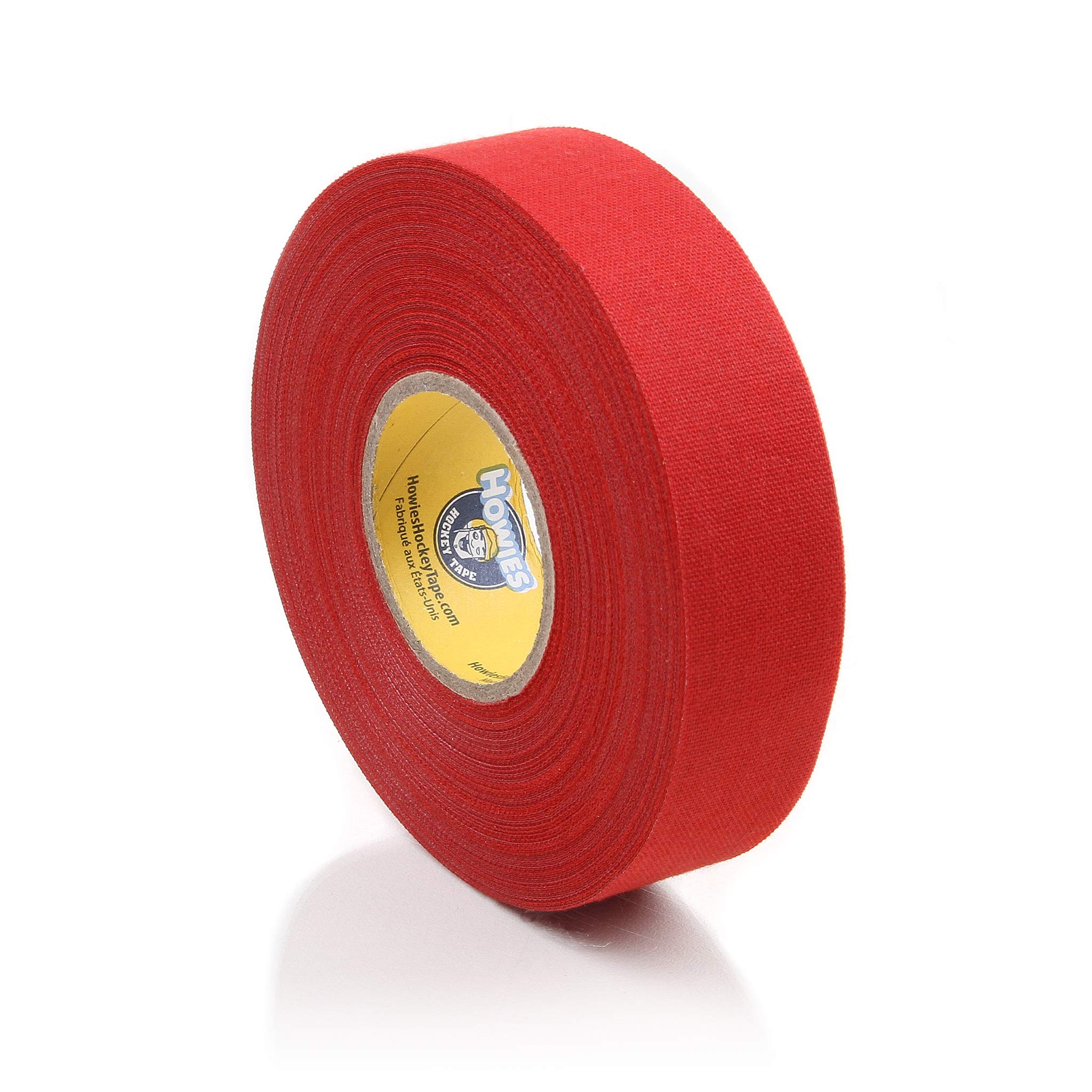 Howies Hockey Tape - 12 Pack Red Cloth Hockey Stick Tape for Ice & Roller Hockey - Grip & Protection for Sticks, Blades & Shafts - Perfect for Players & Coaches
