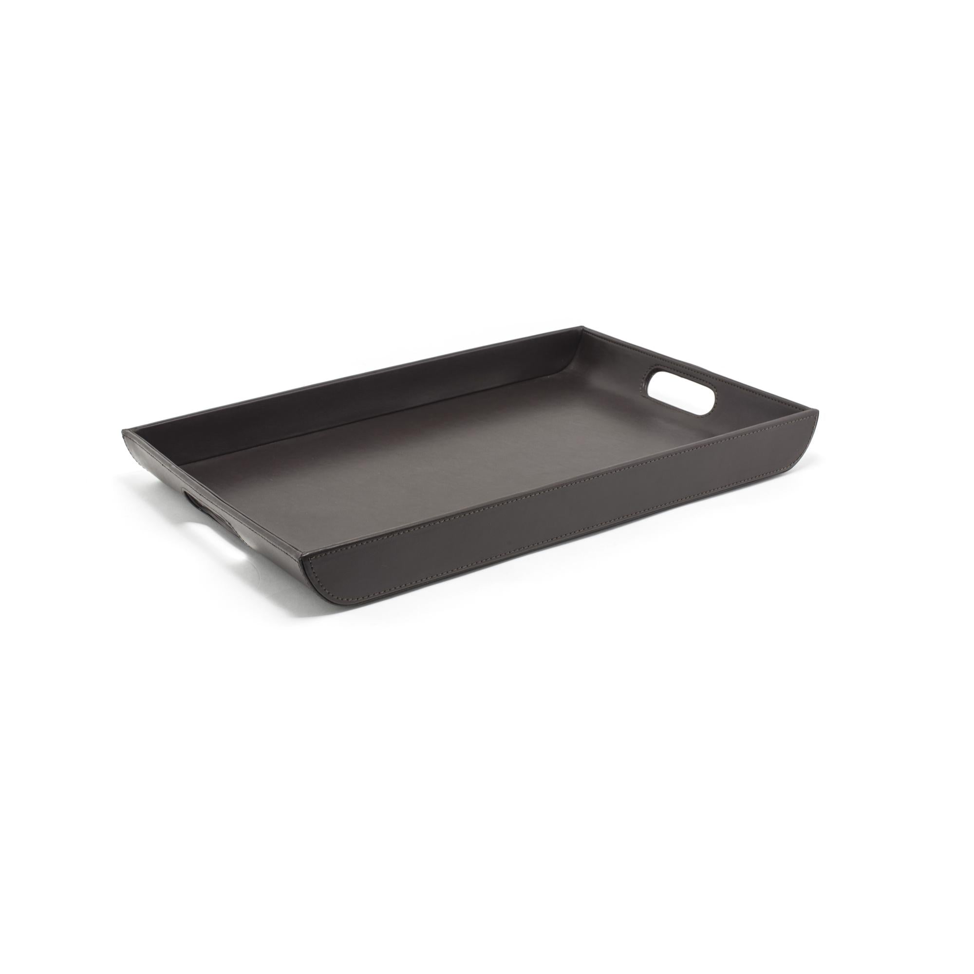 FOH London Flare Tray Set of 2 - 18.25 x 12 Inches Elegant Serving Tray for Dining, Entertaining & Home Decor | Perfect for Parties, Weddings & Hosting Guests