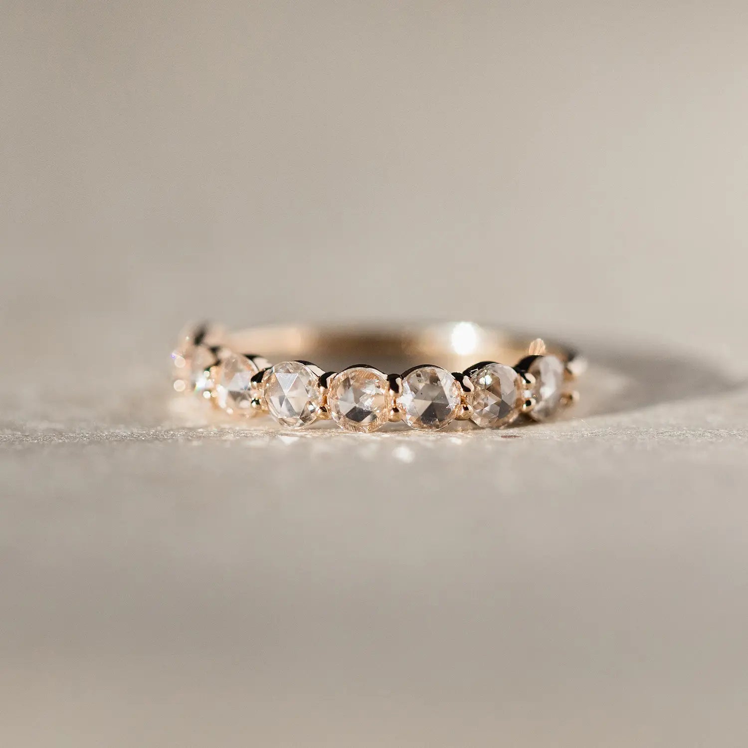 14K Yellow Gold Moonglade Ring - Elegant Dainty Stackable Ring for Women, Perfect for Everyday Wear, Anniversary Gifts & Special Occasions