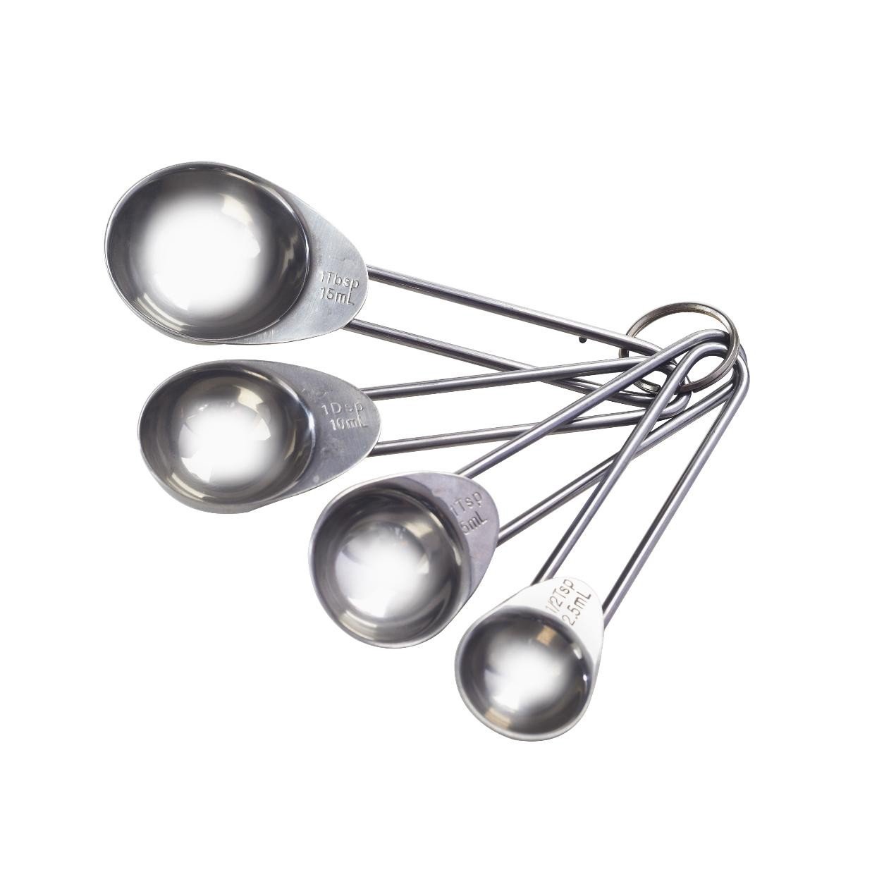 Taluka 4-Piece Stainless Steel Measuring Cup Set & 4-Piece Spoon Set with Engraved Measurements - Perfect for Dry & Liquid Ingredients - Essential Kitchen Tools for Cooking, Baking & Meal Prep