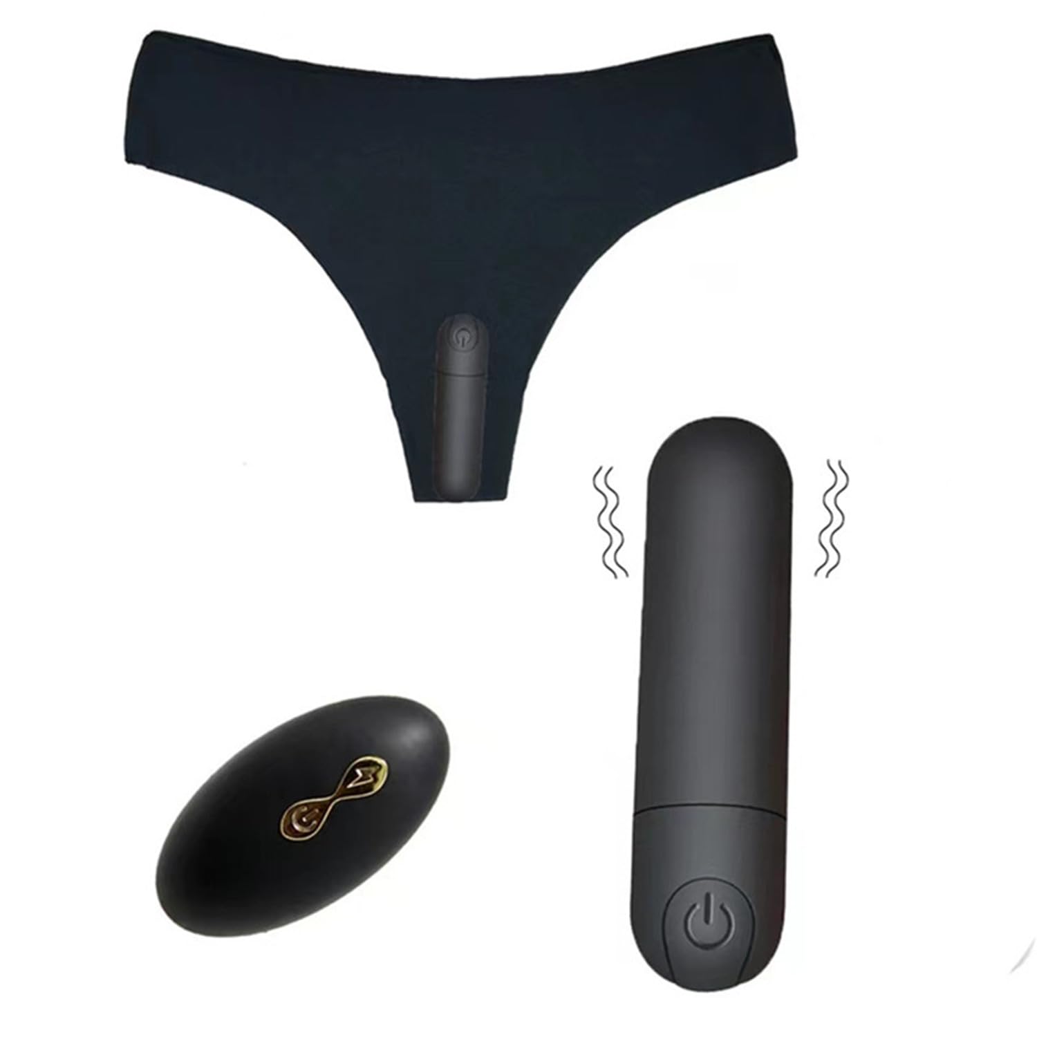 Remote Control Vibrating Panties with Mini Bullet - Wearable Butterfly Vibrator for Women | Long Distance Clitoral Stimulator & Personal Massager | Perfect for Couples Play, LDR & Sensual Exploration