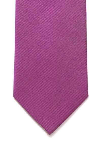 LA Smith Pink with Yellow Tipping Silk Tie for Men - Elegant Formal Necktie for Weddings, Business Meetings & Special Occasions
