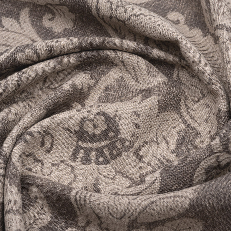 Premium Linen Chocolate Brown Scarf - Soft & Lightweight for Women & Men - Perfect for Travel, Office, and Casual Outfits