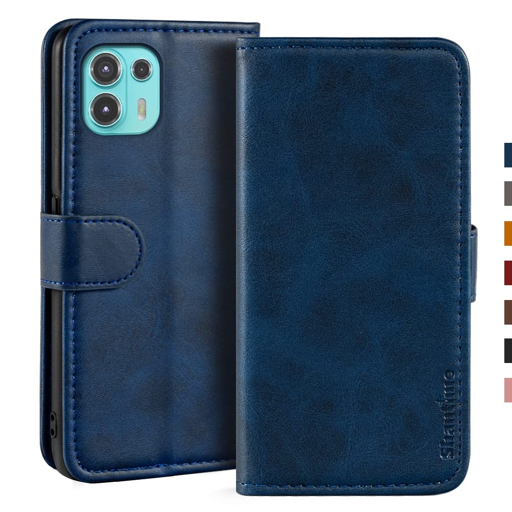 Premium Leather Wallet Case for Motorola Edge 20 Fusion (6.7