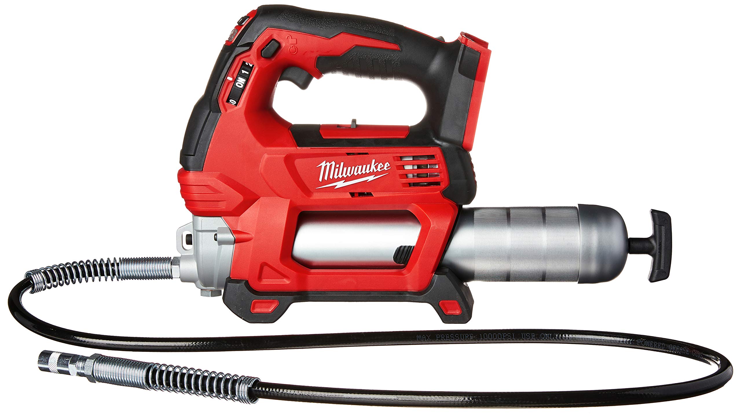 Milwaukee 2646-20 M18 2-Speed Grease Gun Bare Tool - Heavy Duty Cordless Grease Gun for Automotive, Industrial & Farm Equipment Maintenance