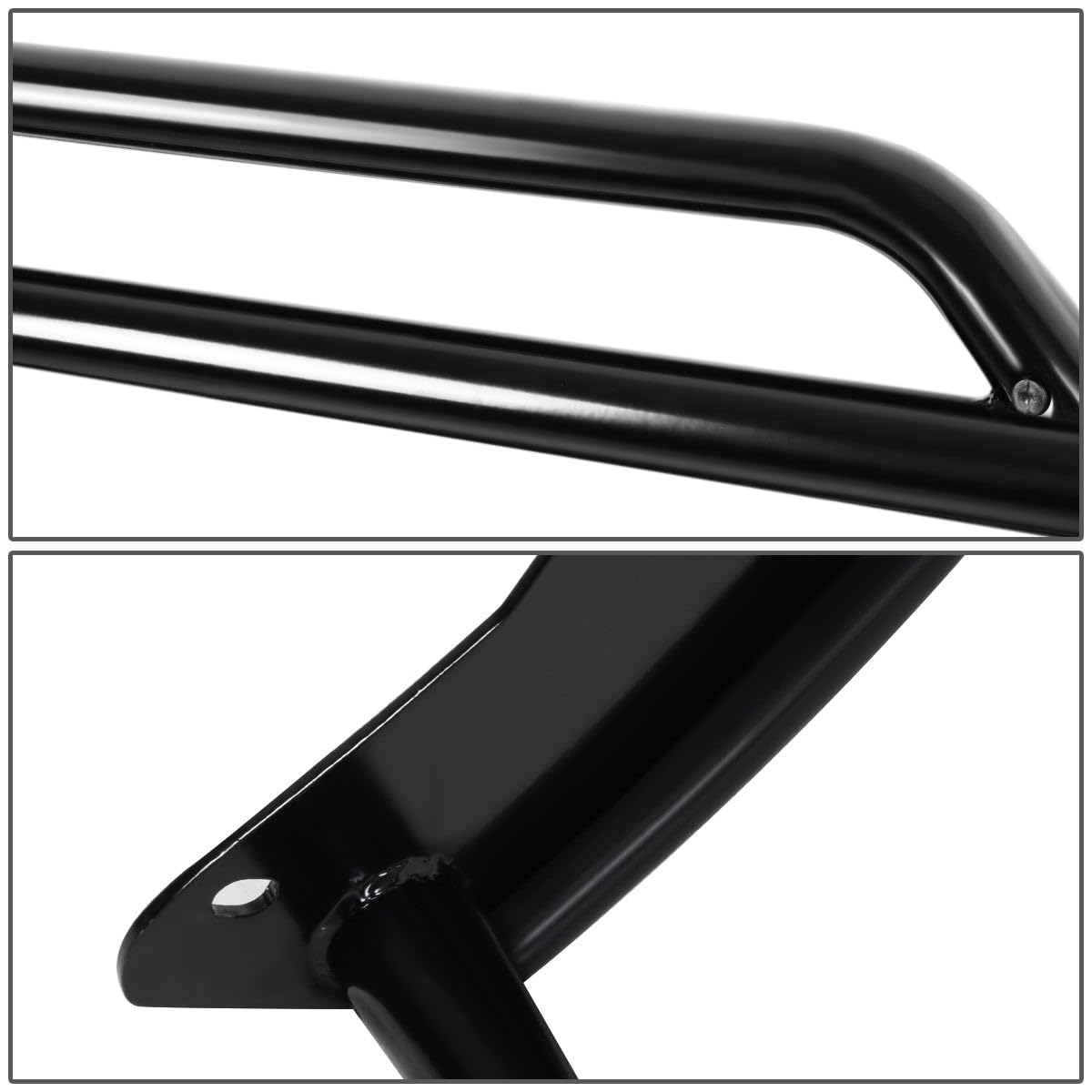 Heavy Duty Front Bumper Brush Grille Guard Compatible with 2003-2006 Chevy Silverado 2500 HD 3500 | Durable Mild Steel Construction | Matte Black Powder Coated Finish | Perfect for Off-Roading & Truck Protection