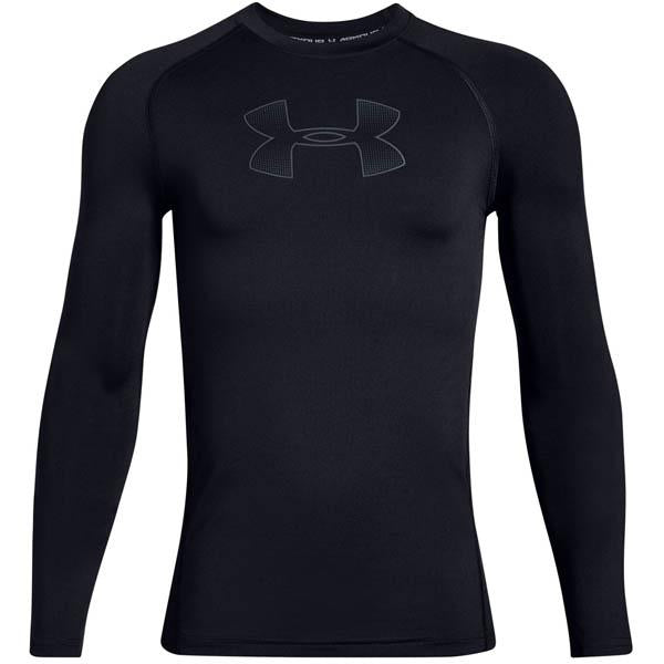 Boys' HeatGear Armor Long Sleeve Shirt - Moisture Wicking Athletic Top for Sports & Outdoor Activities | Perfect for Running, Football & Training