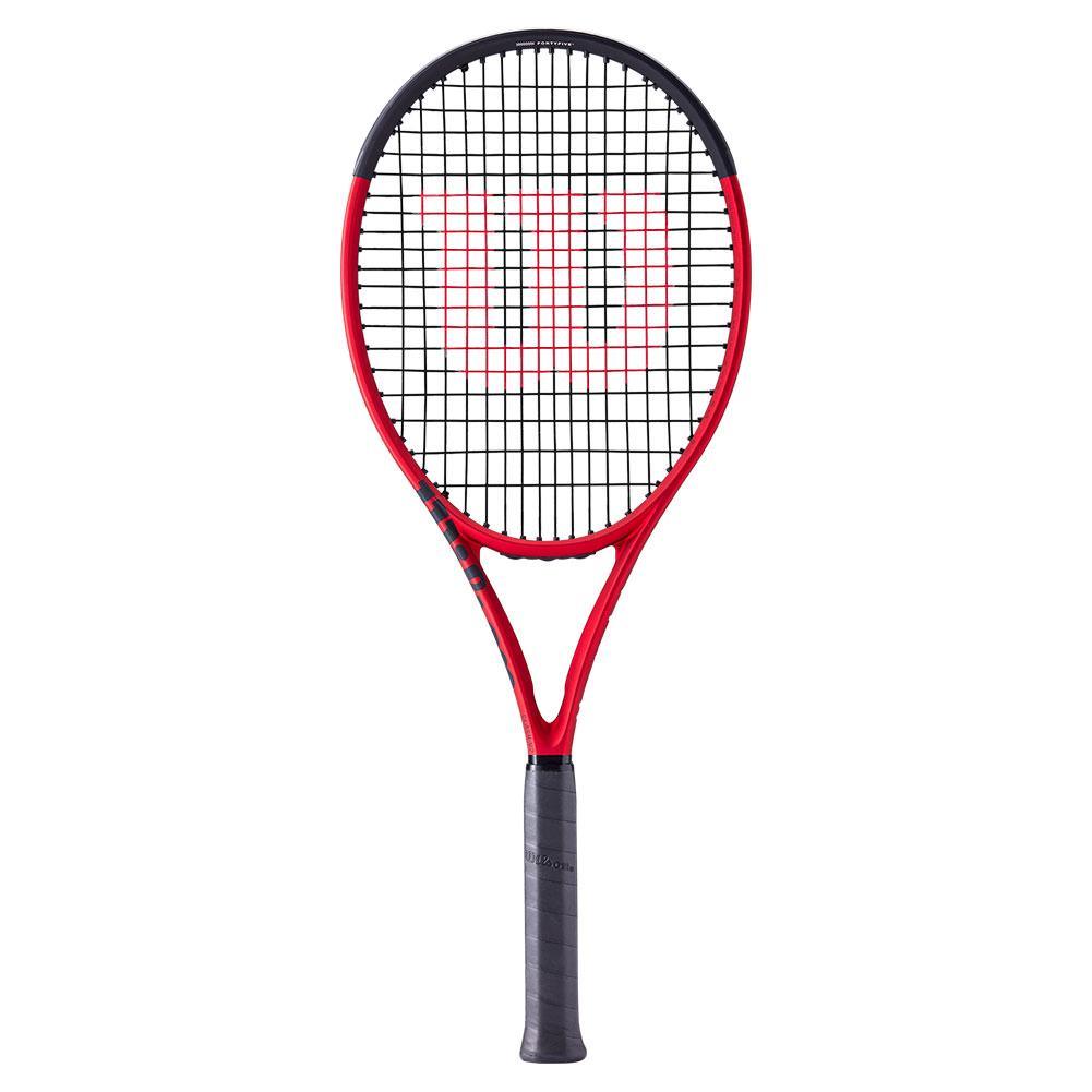 Wilson Clash v2.0 Tennis Racket - 100 sq in Head Size, Carbon Fiber Frame for Power & Control - Perfect for Recreational & Competitive Players (Indoor/Outdoor Courts)