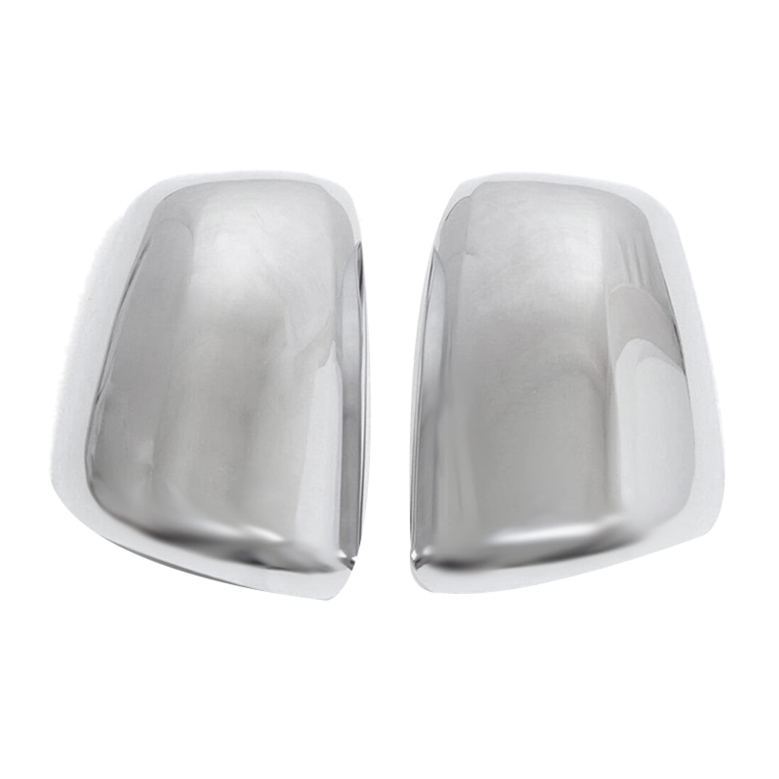 Chrome ABS Rear View Mirror Cover for Mitsubishi Lancer X 10 EX EVO 2008-2016 - Side Mirror Cap Replacement - Perfect for Car Customization & Protection