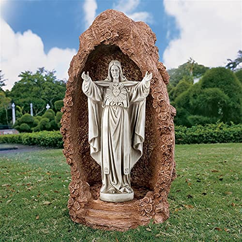 Design Toscano Sacred Heart Religious Garden Statue - 10