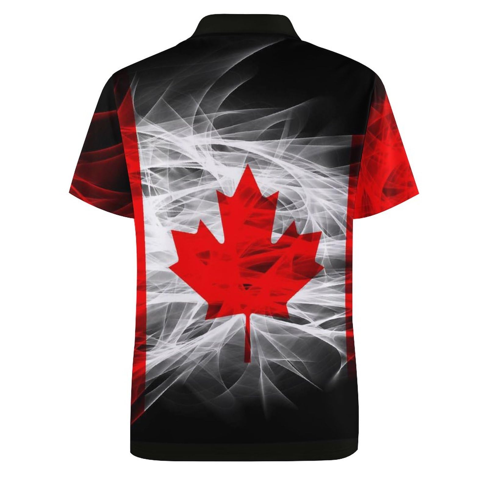 Canada Flag Women's Polo Shirts - Short Sleeve Blouses for Golf, Casual & Work - Comfortable Cotton Tops for Outdoor Activities & Office Wear