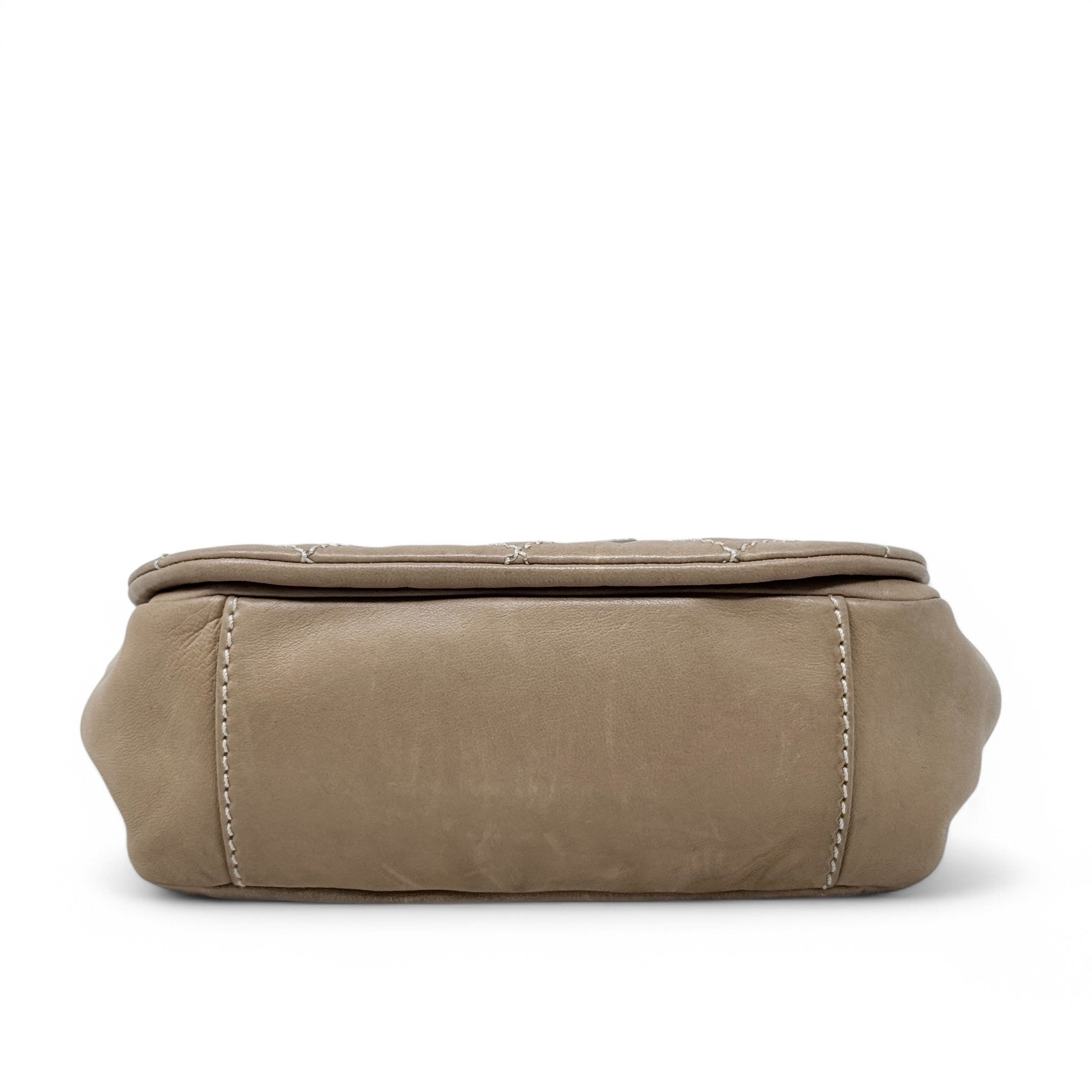 Chanel Brown Chevron Quilted Accordion Flap Bag - Luxury Crossbody Purse for Women, Perfect for Parties & Evening Events
