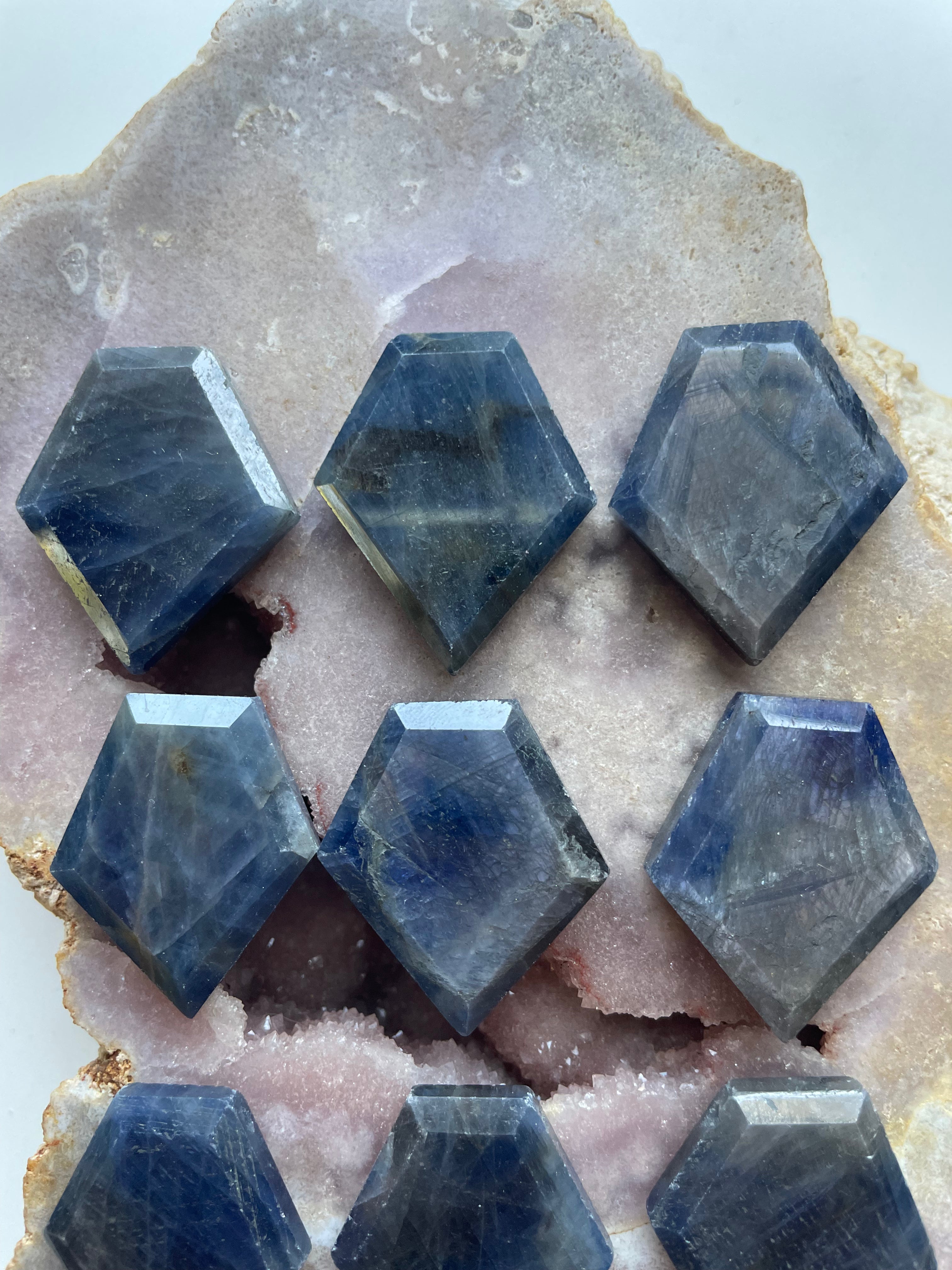 Exquisite Large Blue Sapphire Necklace - 14K Gold or 925 Sterling Silver - Perfect for Weddings, Anniversaries & Special Occasions