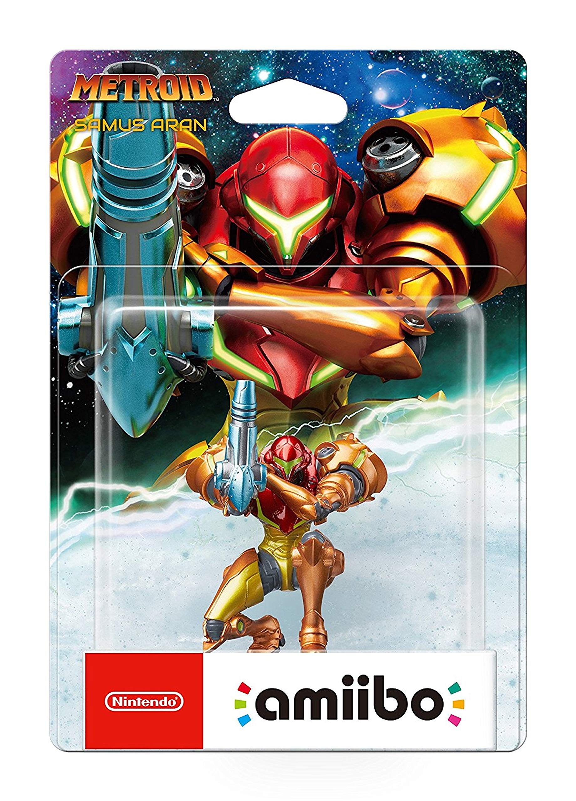 Nintendo Amiibo Metroid Samus Aran Action Figure - Collectible Video Game Character for Nintendo Switch, Wii U & 3DS - Perfect for Gaming Displays & Gift Giving