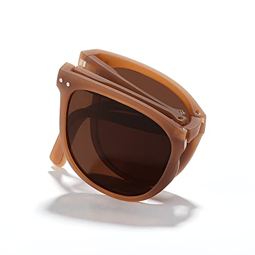 Foldable Sunglasses-brown-1