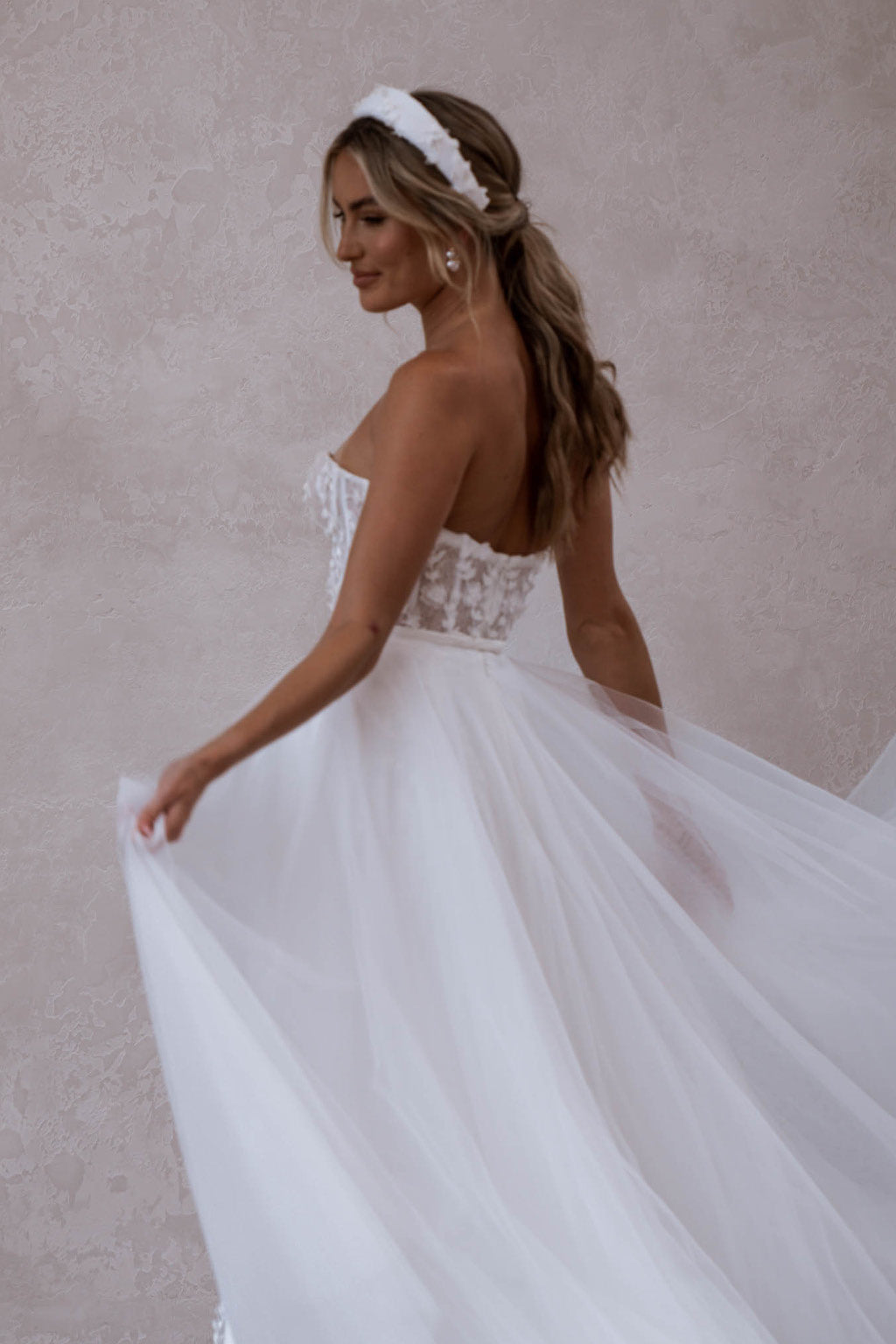 Flowy High Waist Removable Skirt with Side Slit - Elegant & Comfortable for Casual Outings, Parties & Date Nights