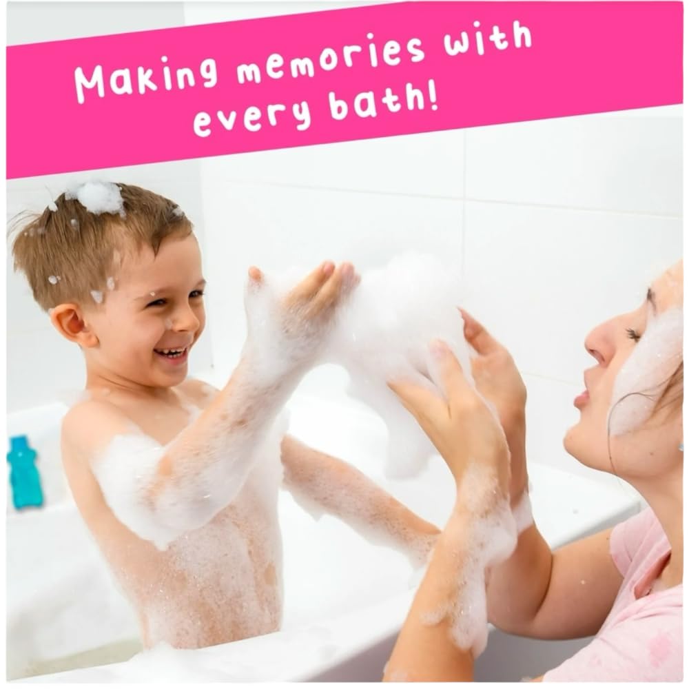 Mr Bubble Sweet Treats Bath Set - Lollipop Fizzer, Gummy Bear Bubble Bath & Bath Potion with Soap Stickers | Fun Kids Bath Time Gift for Birthday & Holidays