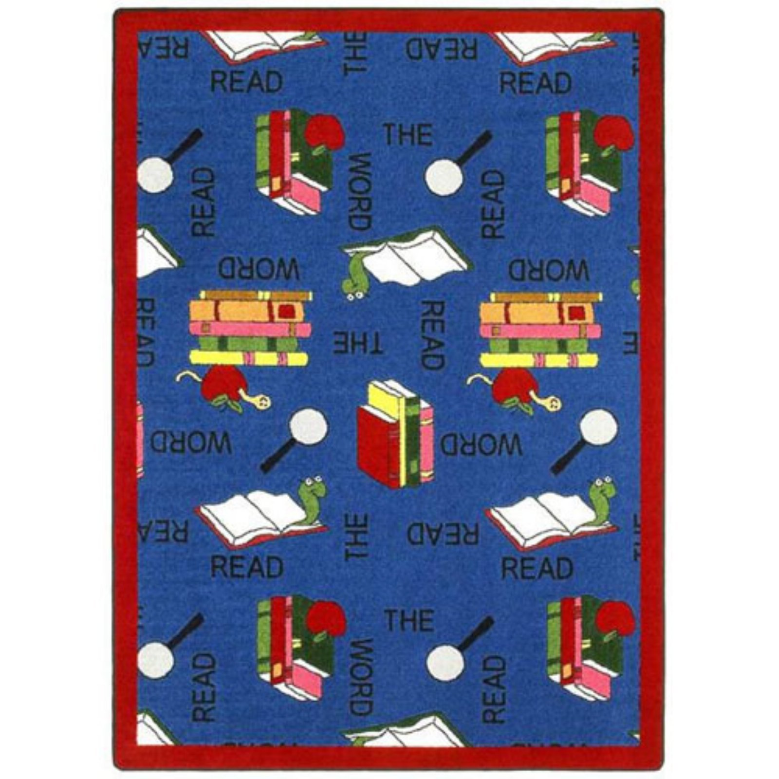 Joy Carpets Kid Essentials Inspirational 'Read The Word' Area Rug - Multicolor 3'10