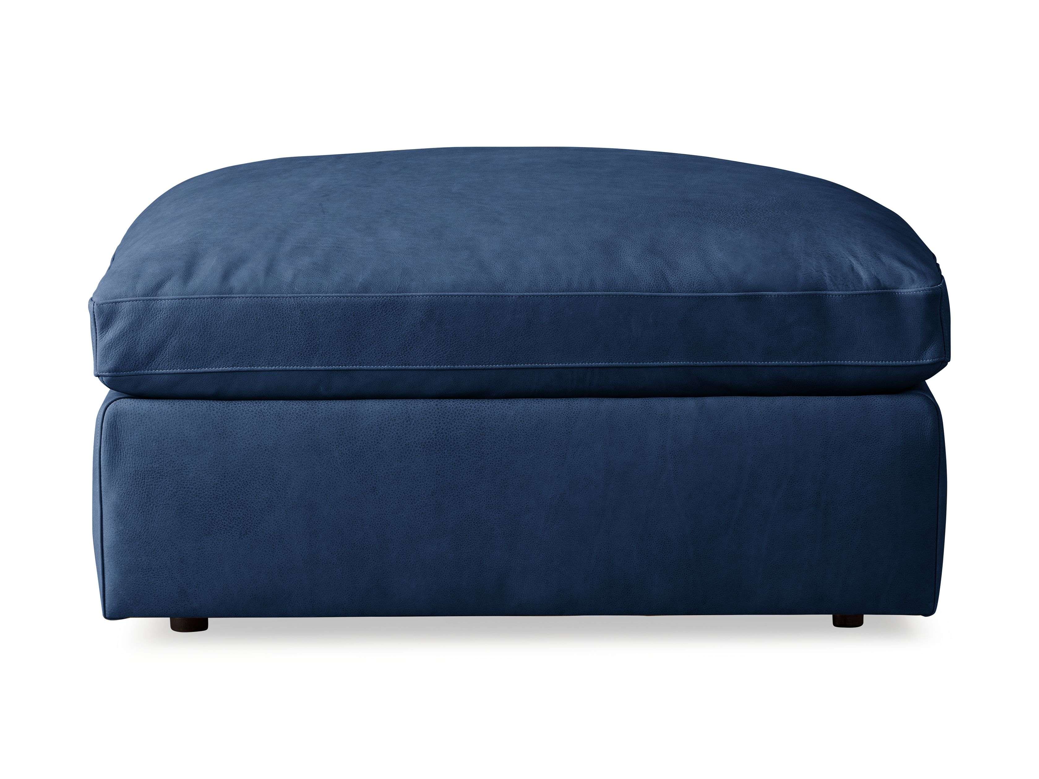 Premium Beale Leather Ottoman - Soft & Durable Footrest, Storage Bench - Perfect for Living Room, Bedroom & Home Decor