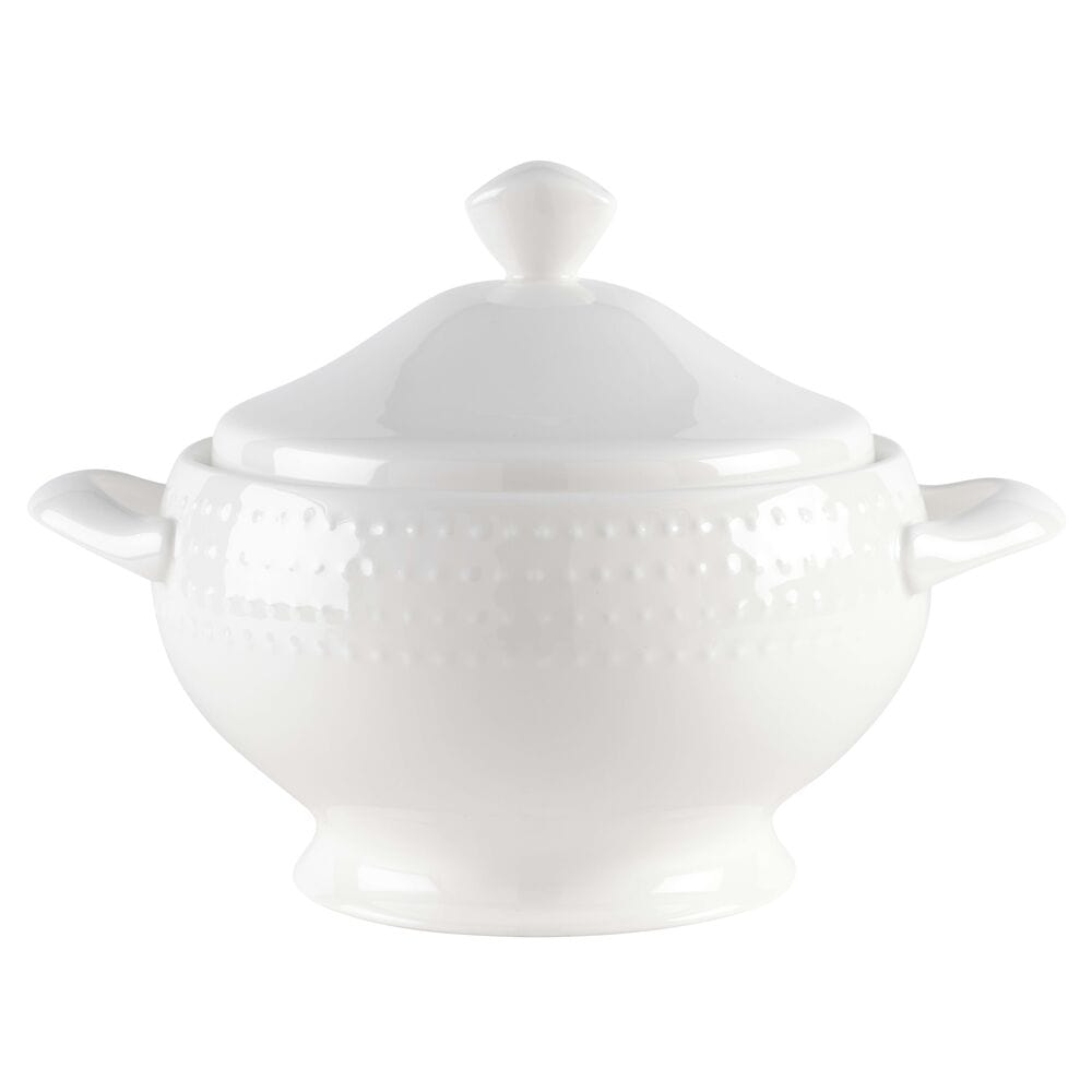 Nellie Covered Casserole Dish - 3.5 Quart Ceramic Baking Pot with Glass Lid - Oven, Microwave & Freezer Safe - Perfect for Casseroles, Lasagna & Meal Prep