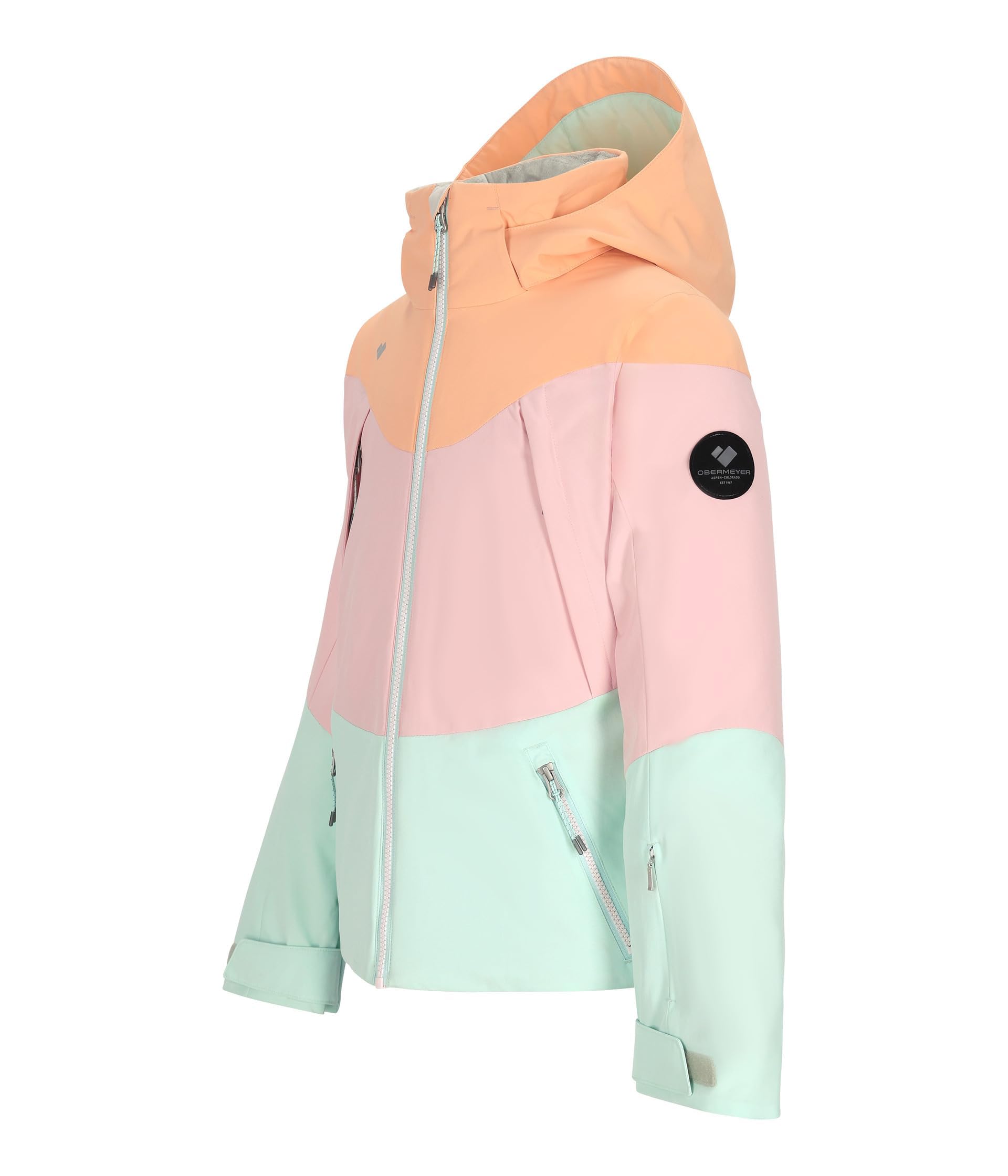 Obermeyer Girls' Reese Winter Jacket for Big Kids - Waterproof Snow Coat for Skiing, Snowboarding & Outdoor Activities