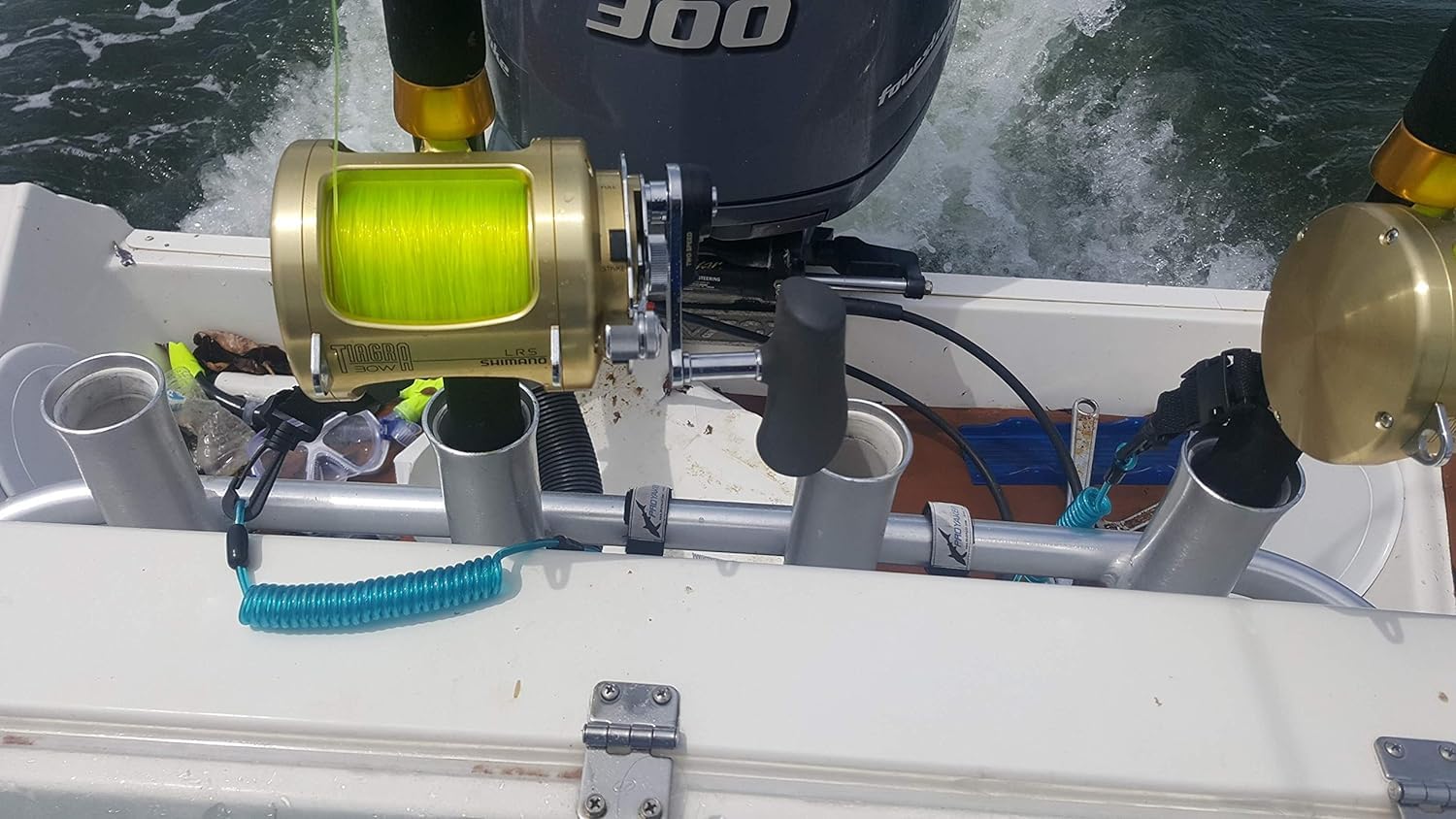 Heavy Duty Fishing Rod Leash - Secure Tackle & Gear for Offshore, Boat & Kayak Fishing - Perfect for Saltwater, Freshwater & Extreme Conditions