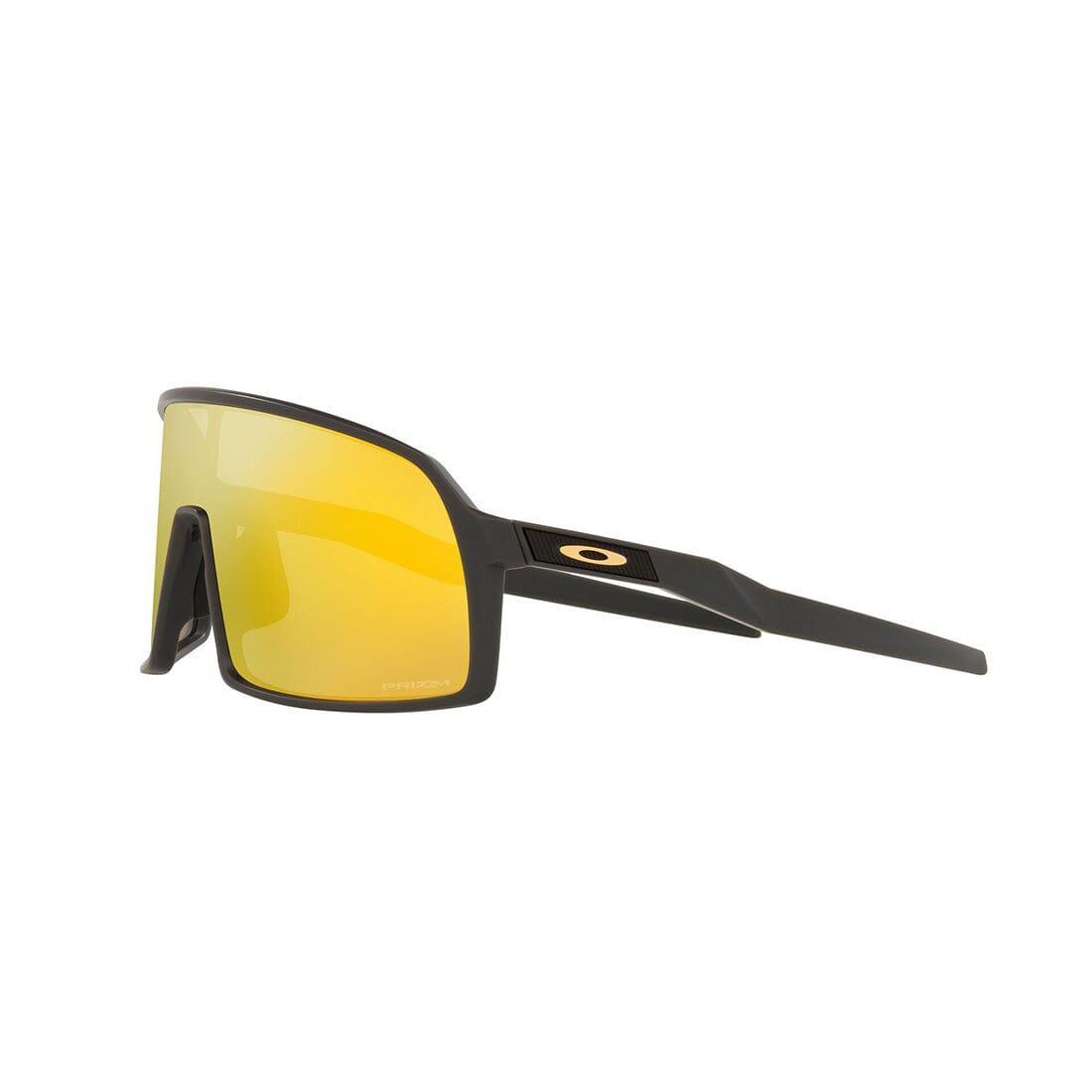 OAKLEY SUTRO S Sunglasses Matte Carbon with Prizm 24K Lenses - Polarized Sports & Cycling Shades for Outdoor Activities