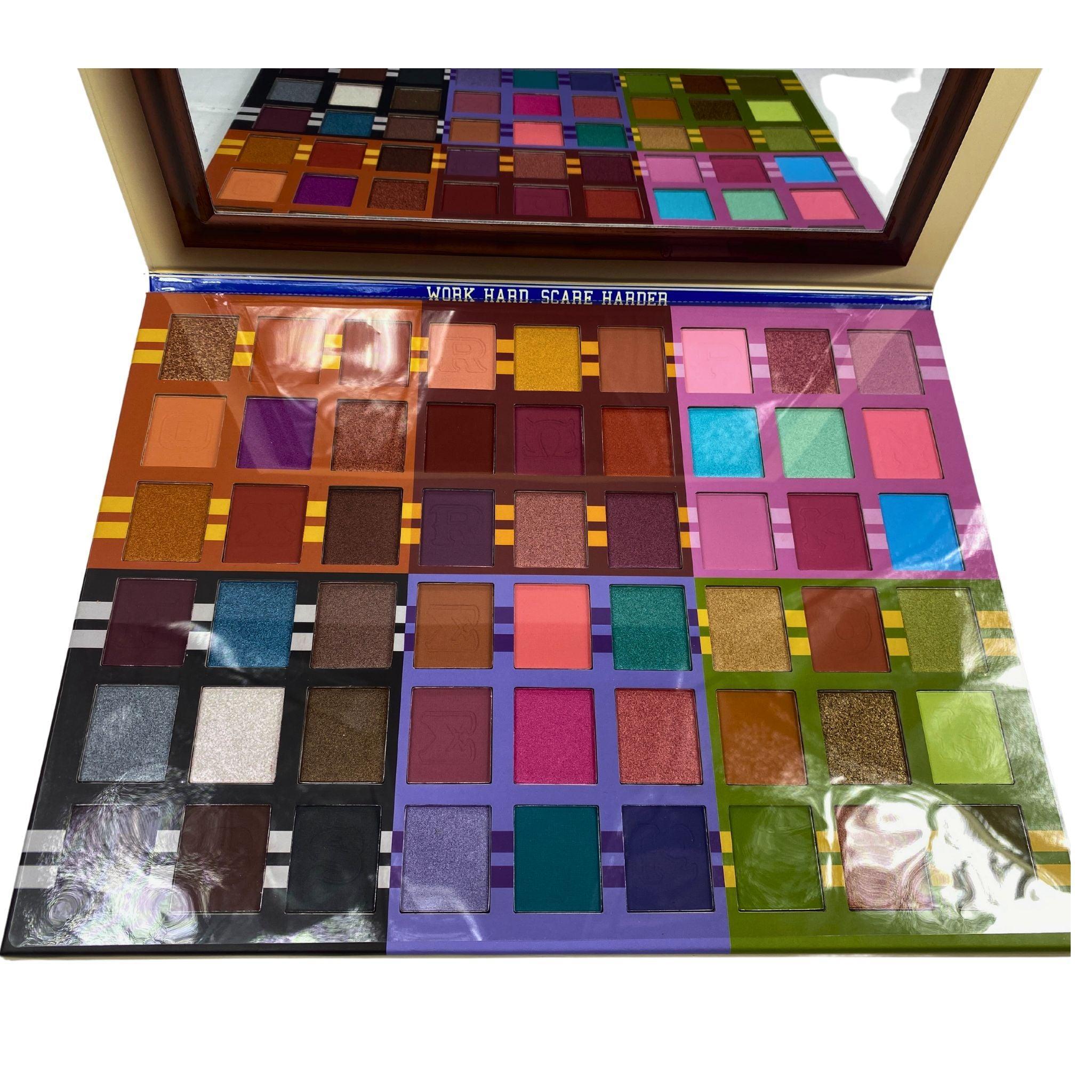 Revolution Makeup Disney Pixar Monsters University Eyeshadow Palette - 54 Shades (24-Piece Set) | Perfect for Halloween, Cosplay & Themed Parties