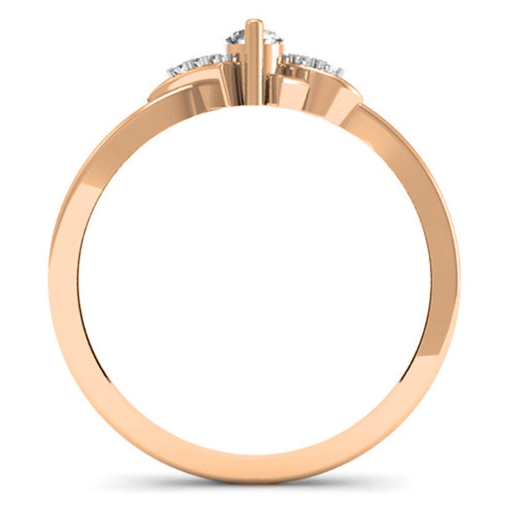 Dazzlingrock 10k Solid Gold Round Diamond Engagement Ring for Women - 0.18 Cttw Bridal Promise Ring | Perfect for Proposals, Anniversaries & Special Occasions