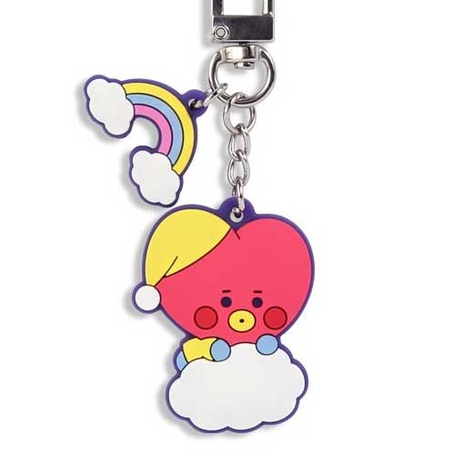 BT21 Baby Dream Silicone Keychain - Cute Cartoon Keyring for Bags, Backpacks & Gifts | Official BT21 Merchandise for K-Pop Fans