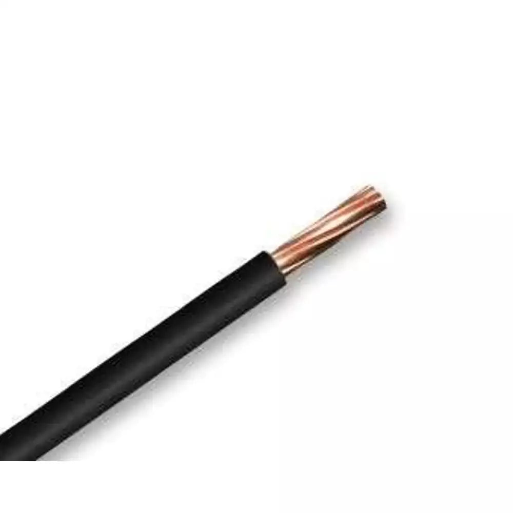 6.0mm Black Stranded Single Core Cable (500m Drum) - Perfect for Electrical Wiring, DIY Projects, and Industrial Applications