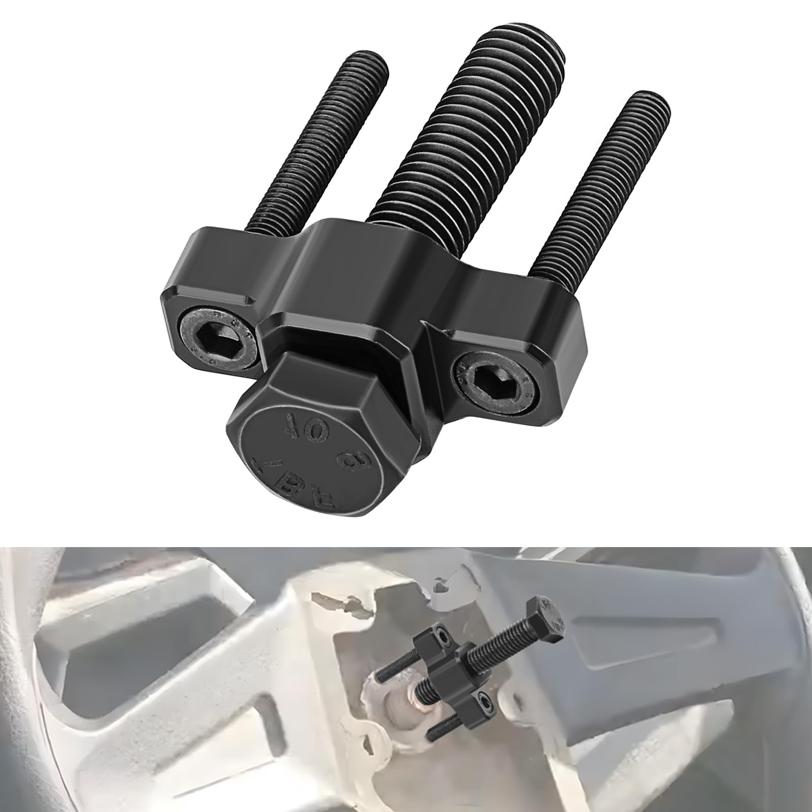Polaris RZR XP1000 Turbo Steering Wheel Puller Tool - Heavy Duty UTV Wheel Removal Kit for ATV, Side by Side Vehicles - Perfect for DIY Repairs & Maintenance in Garages or Off-Road Adventures