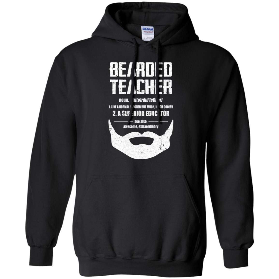 Cool Bearded Teacher Shirt & Hoodie - Perfect for School & Gifts