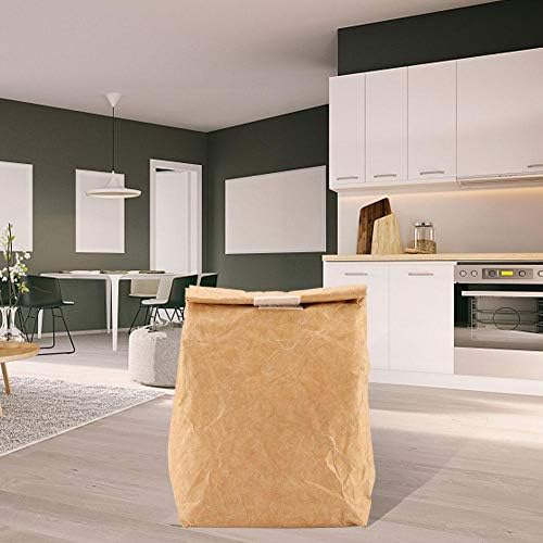 Waterproof Insulated Lunch Box for Women & Men - Eco-Friendly Kraft Paper Lunch Bag for Office, School & Outdoor Picnic (Brown) | Perfect for Work, Hiking & Travel