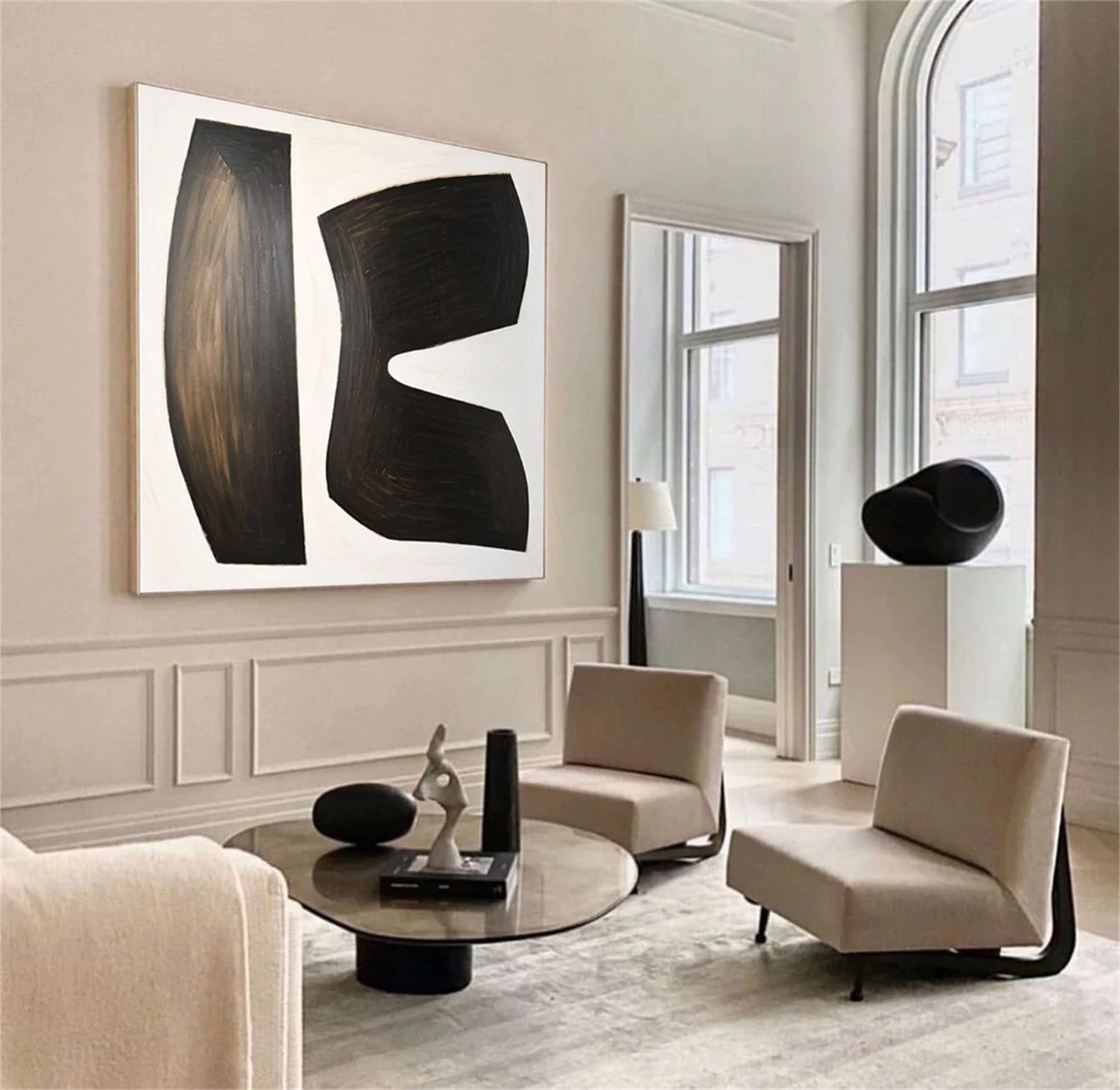 Abstract Tranquility Wall Art Canvas Print - Modern Home Decor for Living Room, Bedroom & Office - #WS223