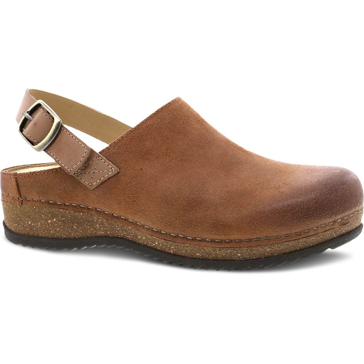 Dankso Merrin Burnished Suede Clogs for Women - Comfortable Slip-Resistant Shoes for Nurses & Healthcare Workers - Perfect for Hospital Shifts & All-Day Wear